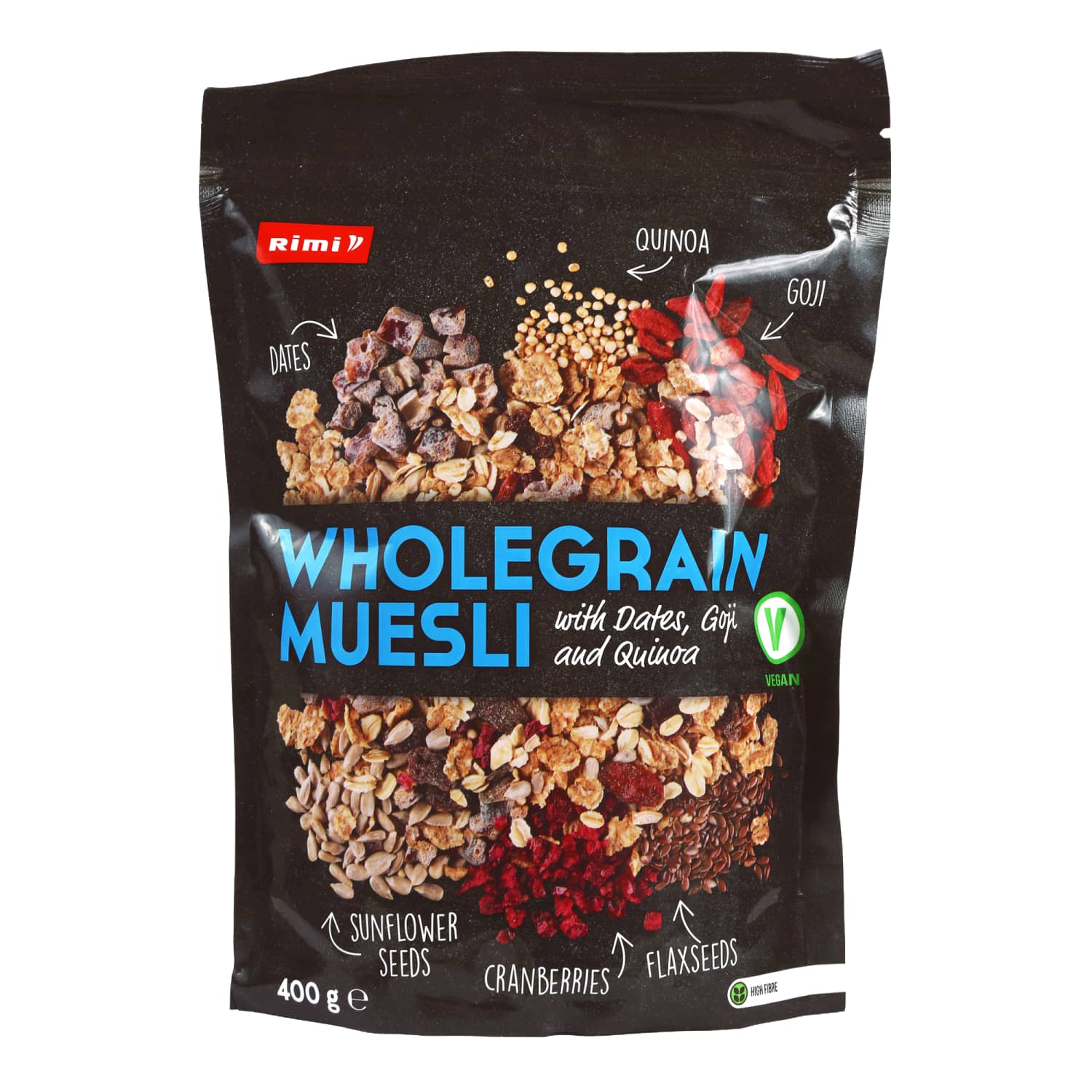 Cereal with dates RIMI, 400 g