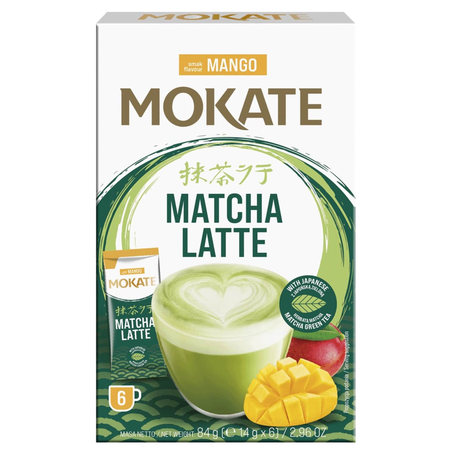Coffee drink MOK. MATCHA MANGO, 14 g x 6 pcs.