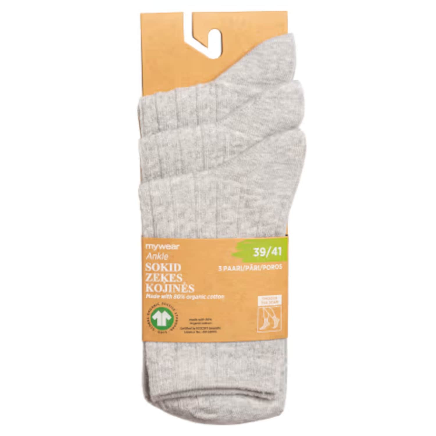 Kojinės MYWEAR, 36 / 38, 3 poros