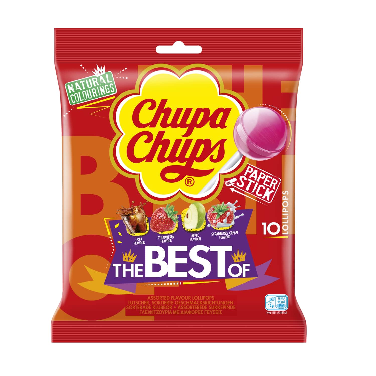 Леденец CHUPA CHUPS THE BEST OF, 120 г