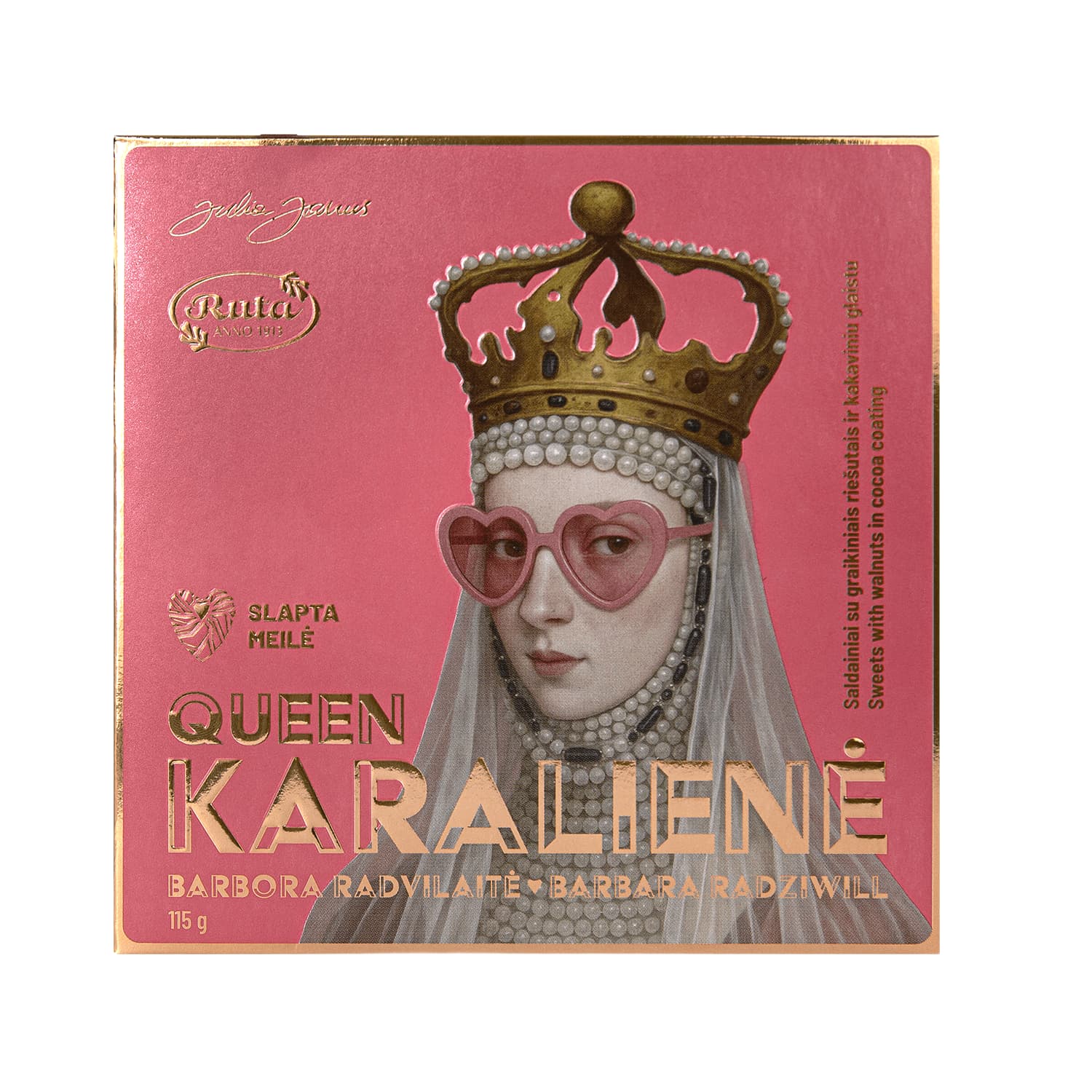 Конфеты KARALIENĖ BARBORA RADVILAITĖ, 115 г
