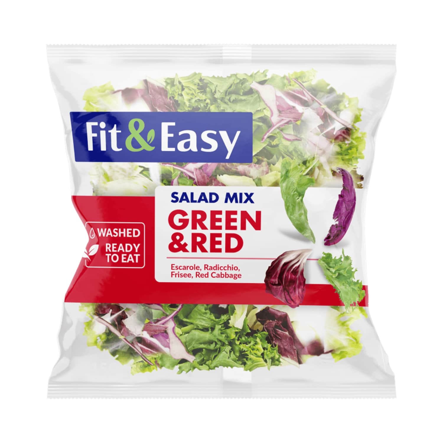 Салатный микс Fit & Easy зеленый и красный, 150 г