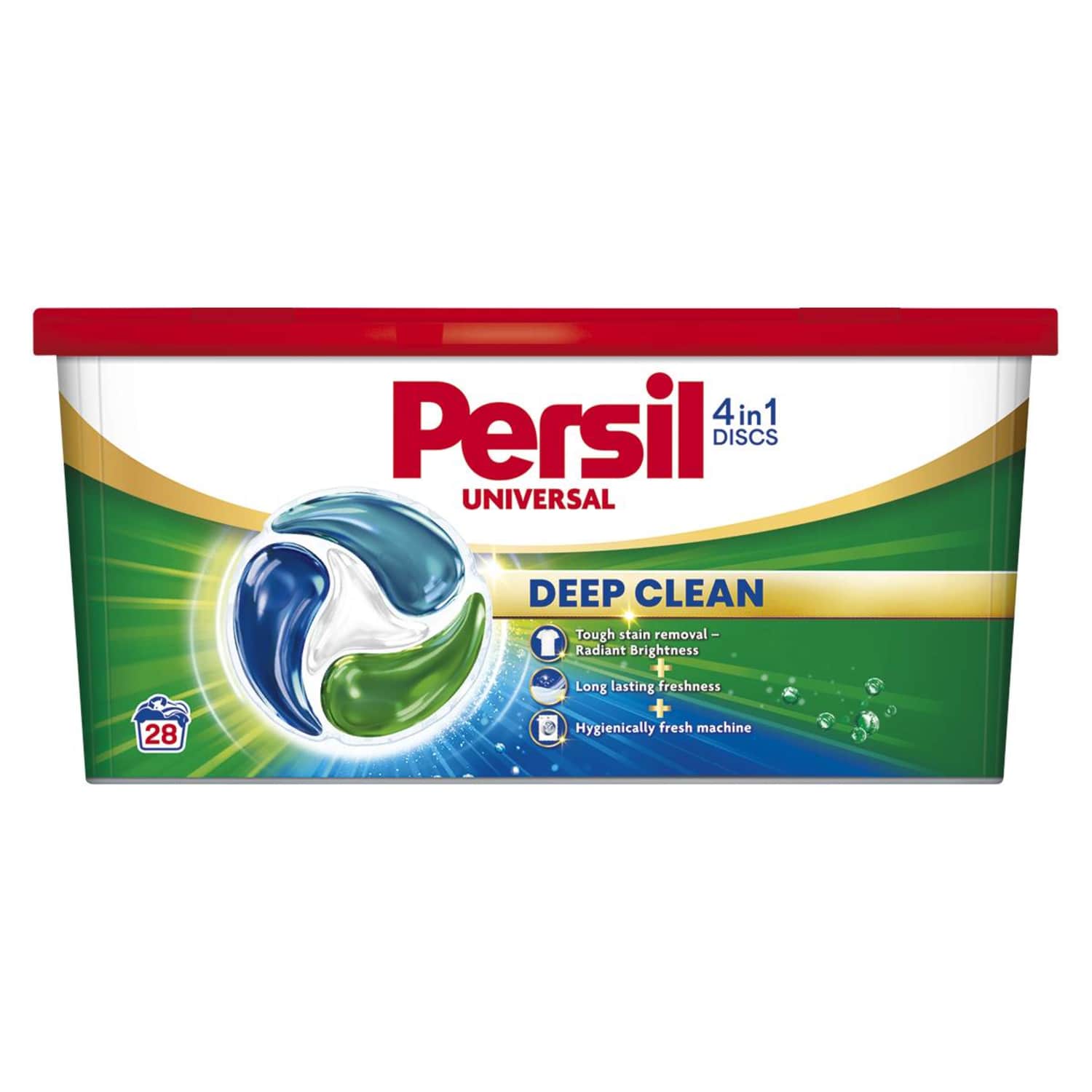 Skalbimo kaps. PERSIL DISCS UNIVERSAL, 28 sk.