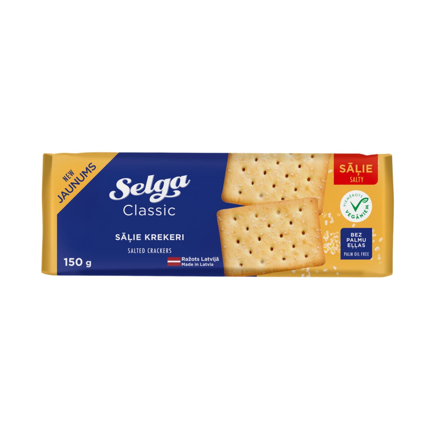 Солёные крекеры SELGA, 150 г
