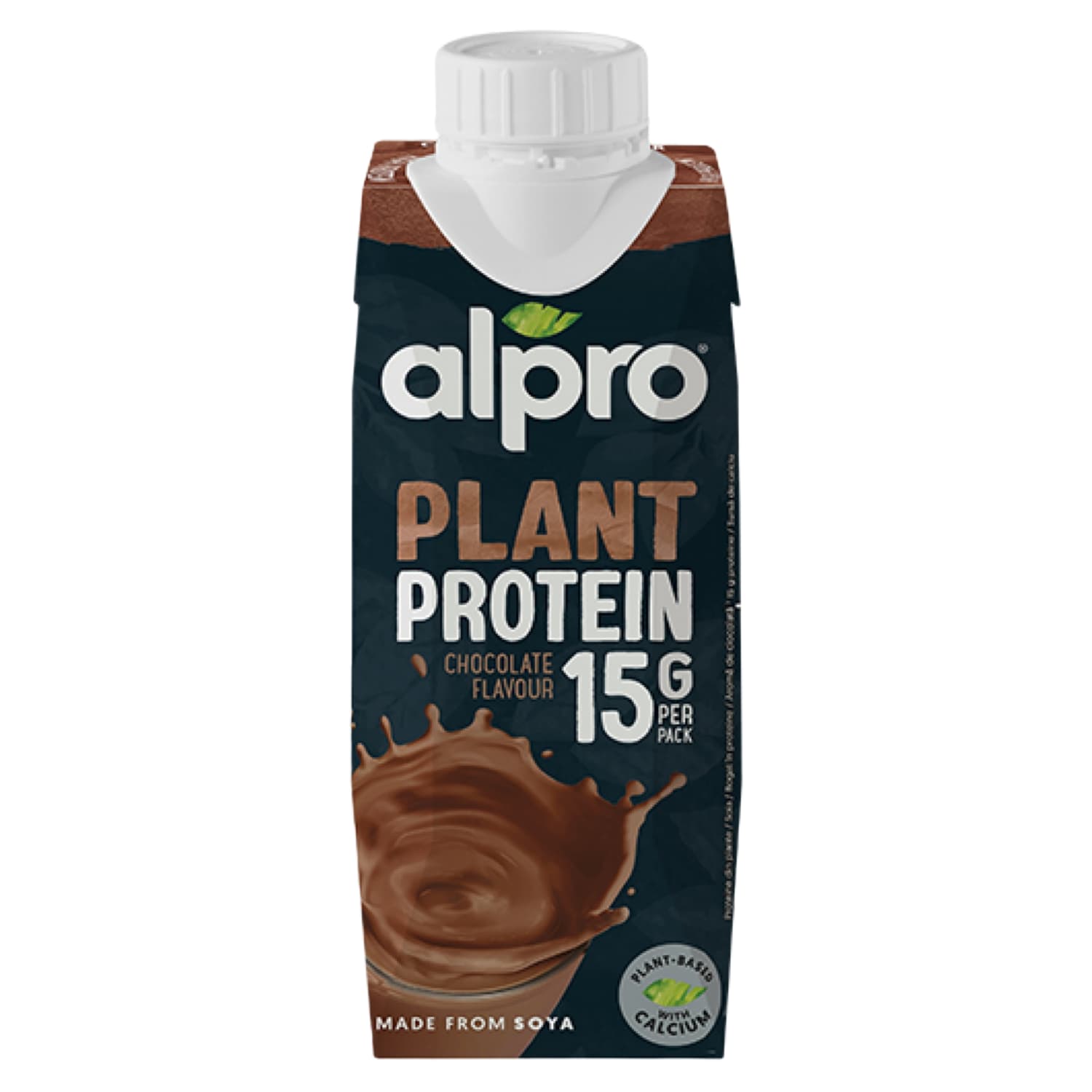 Vegetarian chocolate-flavored soy drink ALPRO, 250 ml