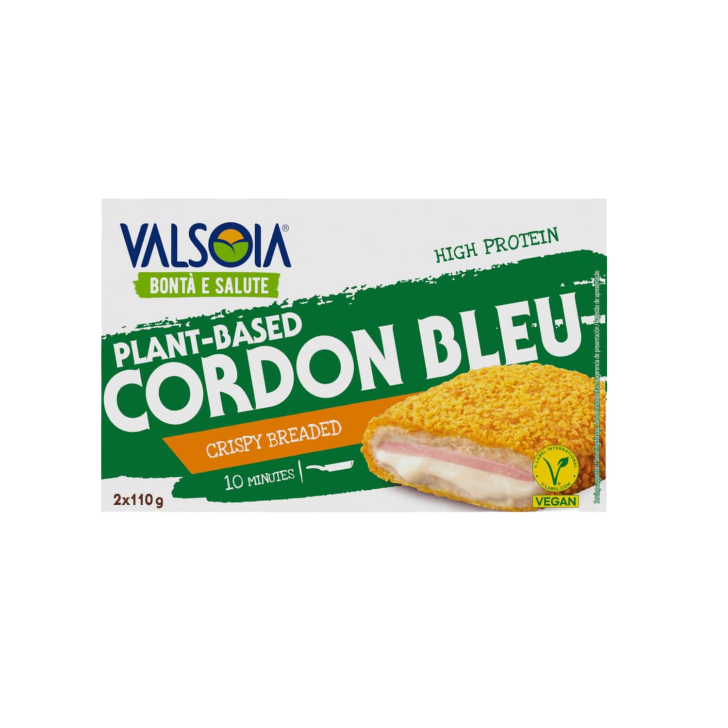 Frozen plant-based patties CORDON BLEU, 220 g