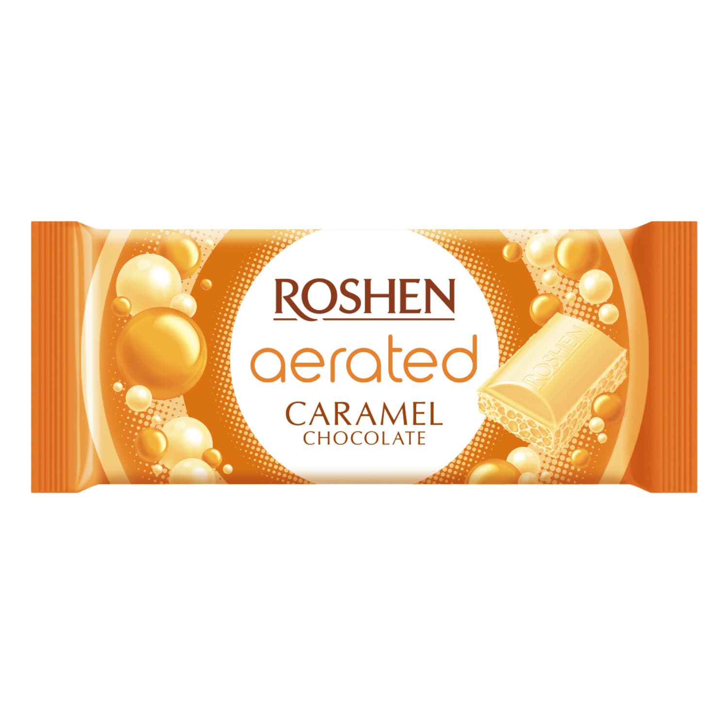 Balt. porėt. šokoladas su karam. ROSHEN, 80 g