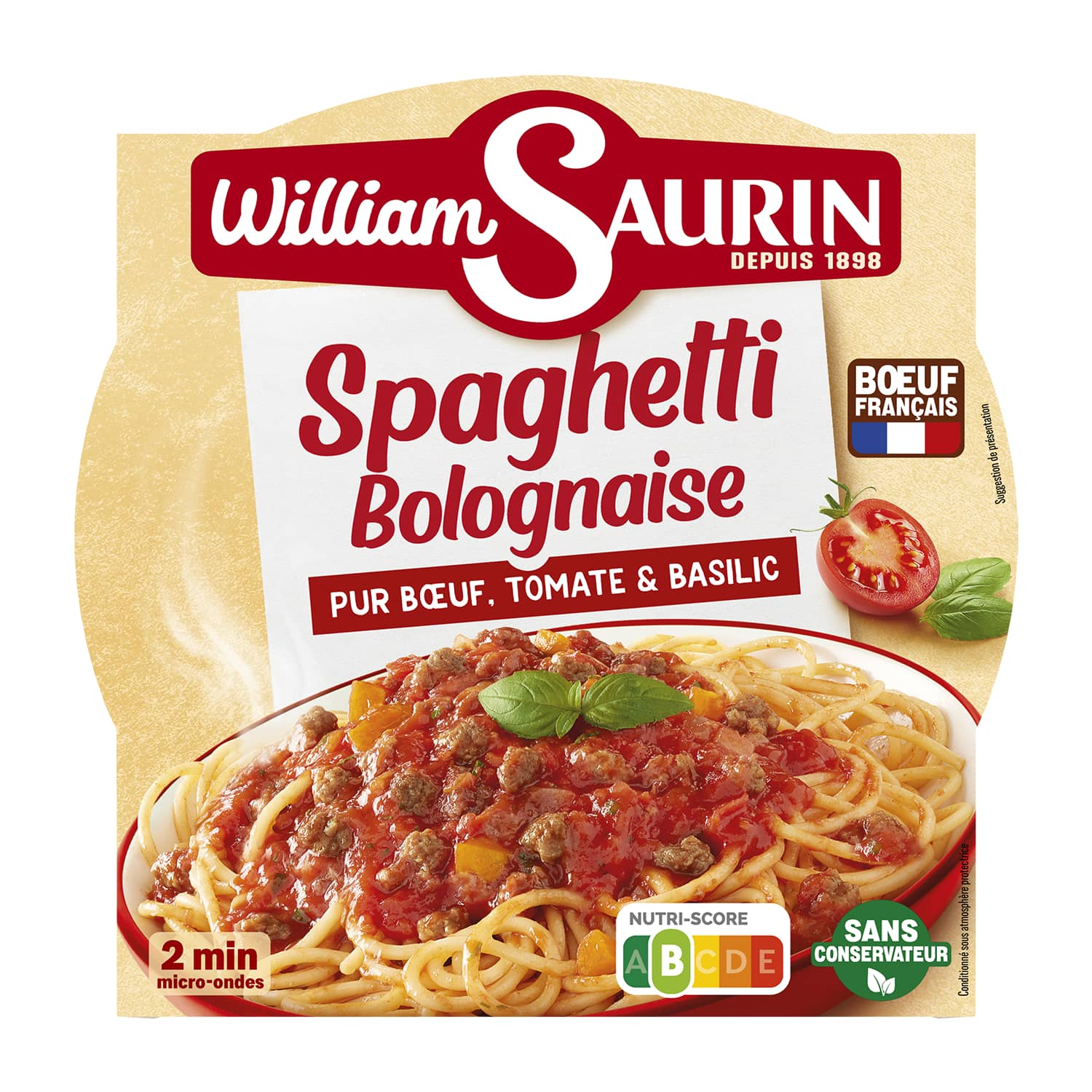 Pasta with beef WILLIAM SAURIN, 300 g