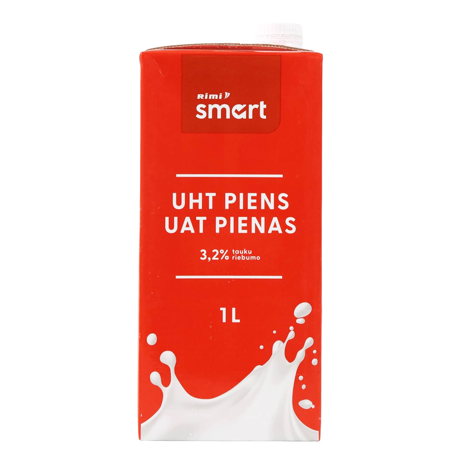 Pienas RIMI SMART, (UHT) 3,2 %, 1 l
