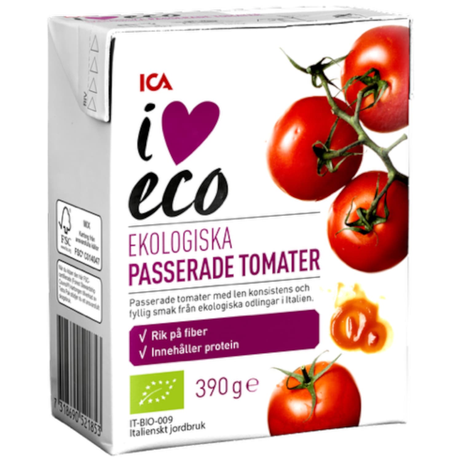 Organic crushed tomatoes