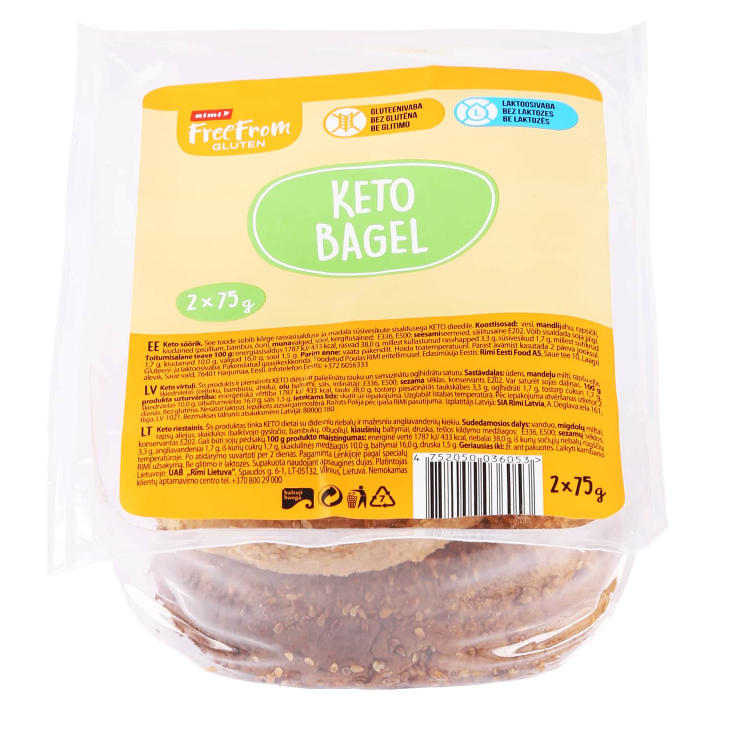 Keto riestainis RIMI FREE FROM, 150 g
