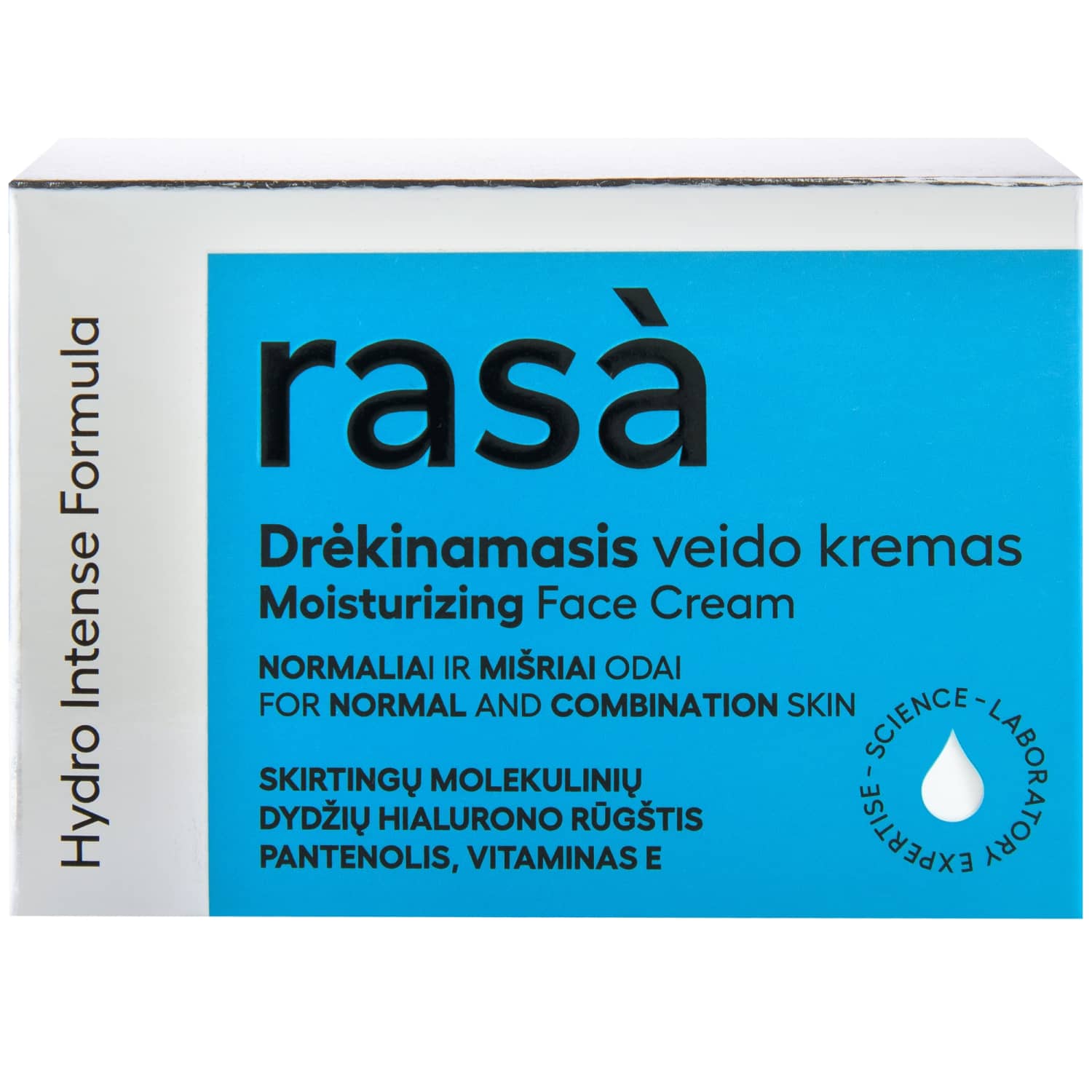 Увлажняющий крем для лица RASA HYDRO INTENSE, 50 мл
