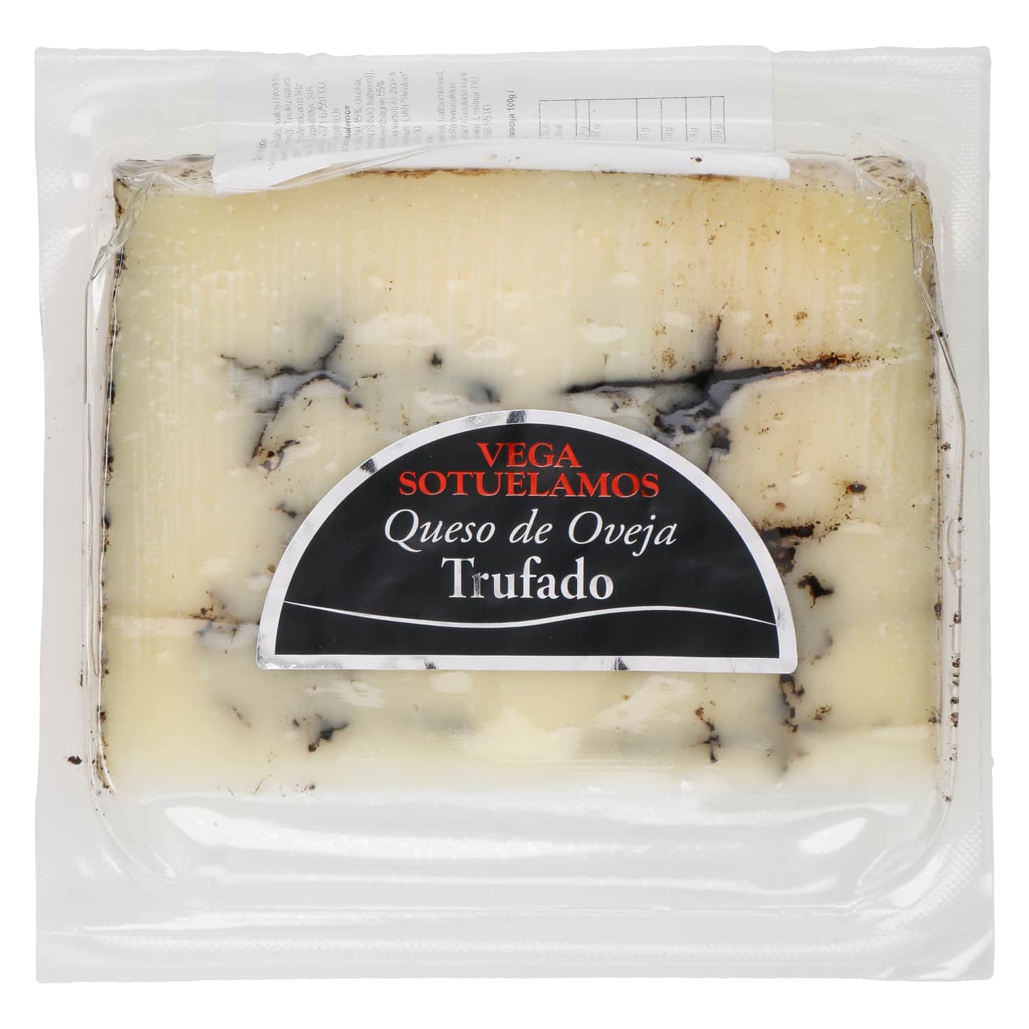 Sheep milk cheese with truffles VEGA MANCHA, 200 g