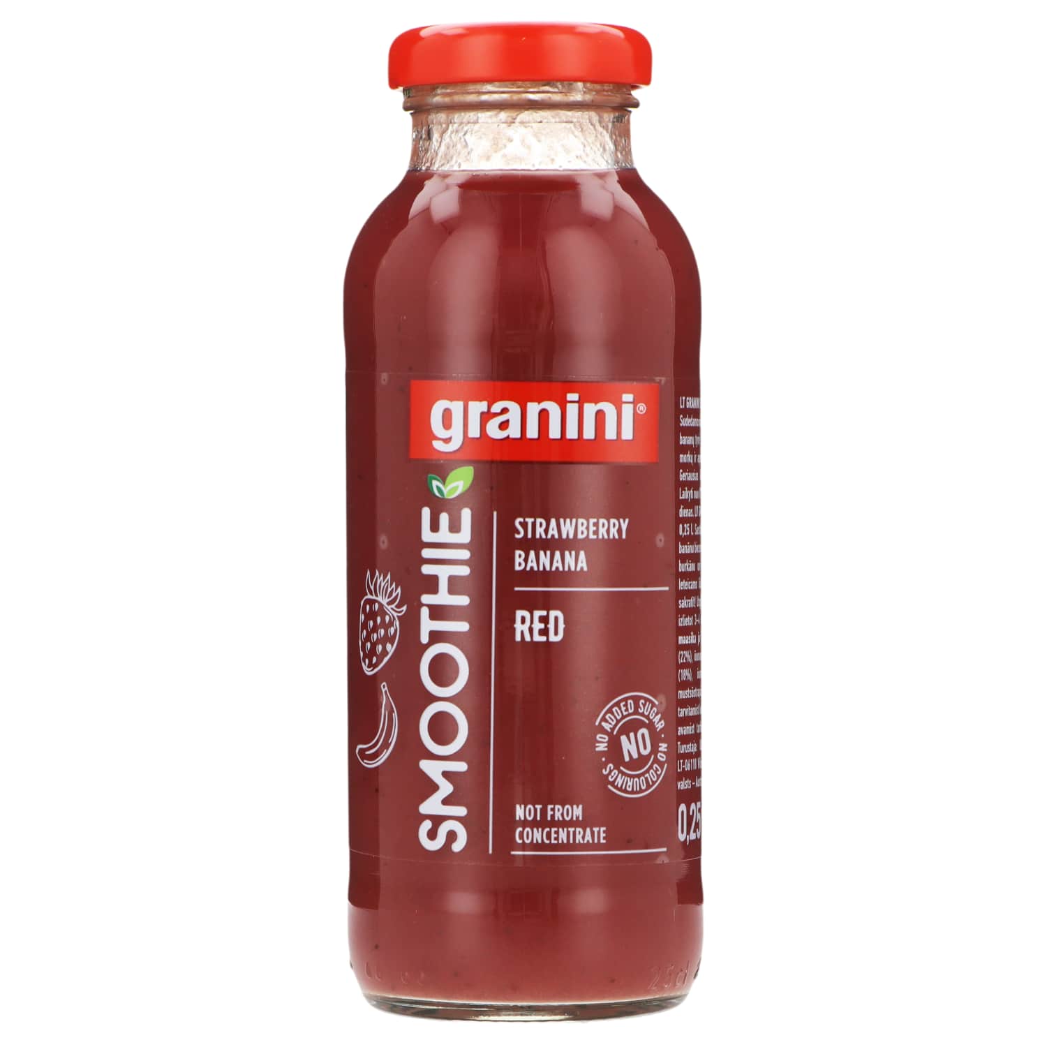 Фруктовый коктейль GRANINI RED, 250 мл