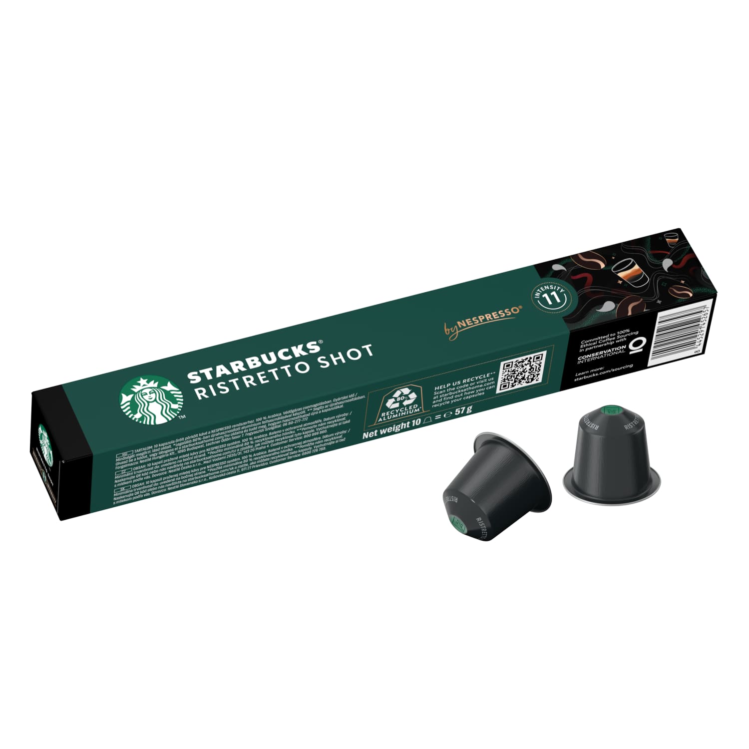 Kavos kap. STARBUCKS RISTRETTO, 57 g