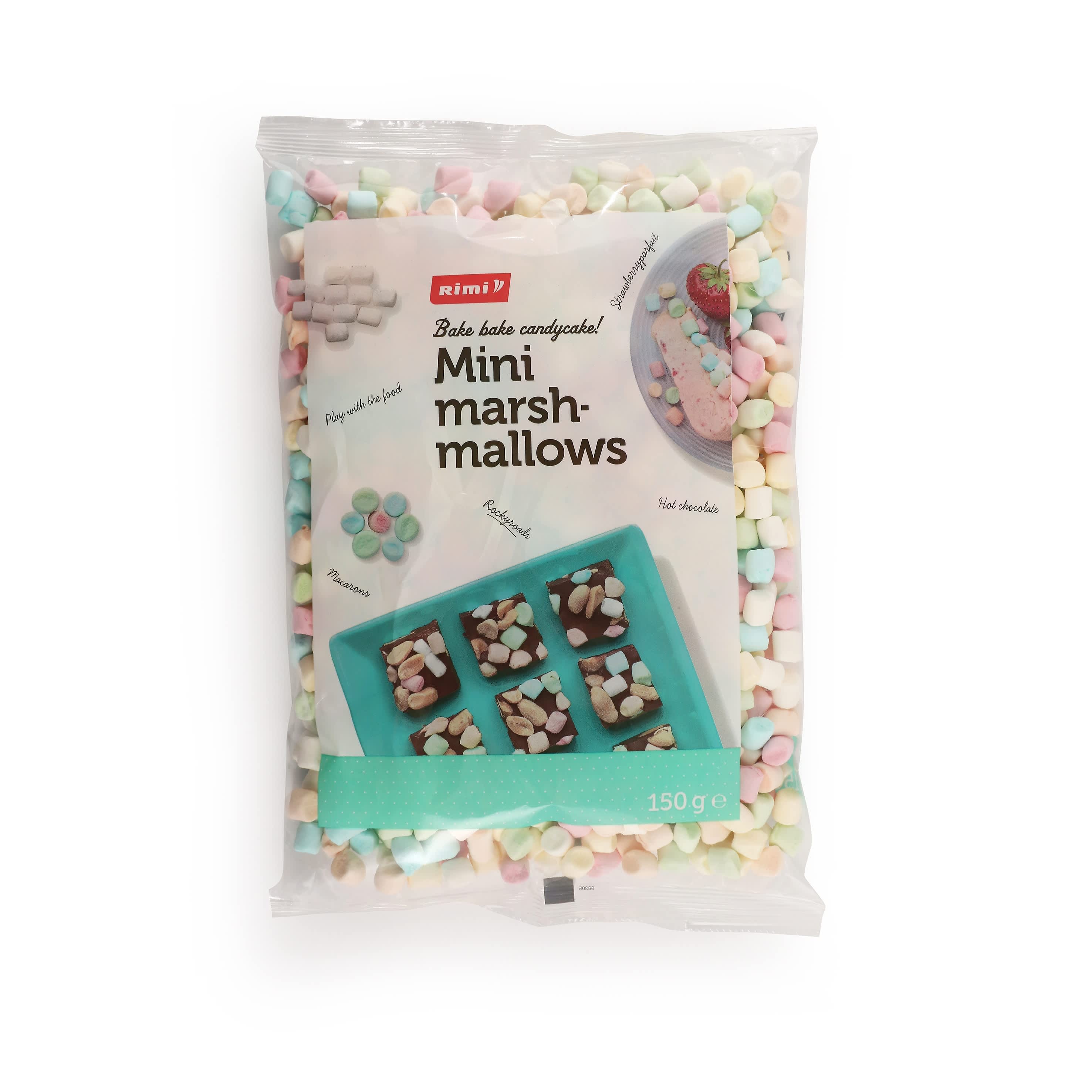 Зефирные конфеты RIMI MINI MARSHMALLOWS, 150 г