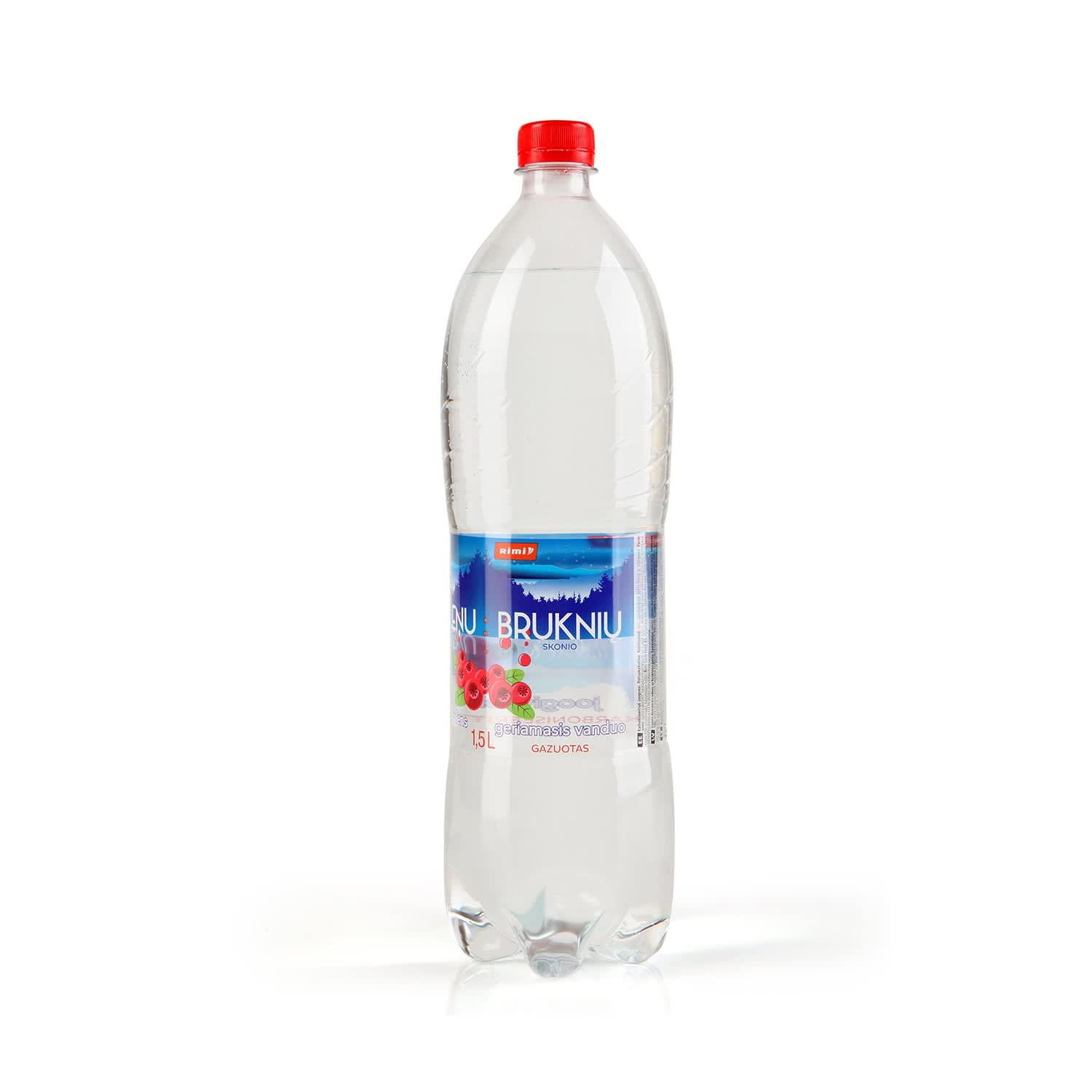 Газированная питьевая вода со вкусом клюквы RIMI, 1,5 л