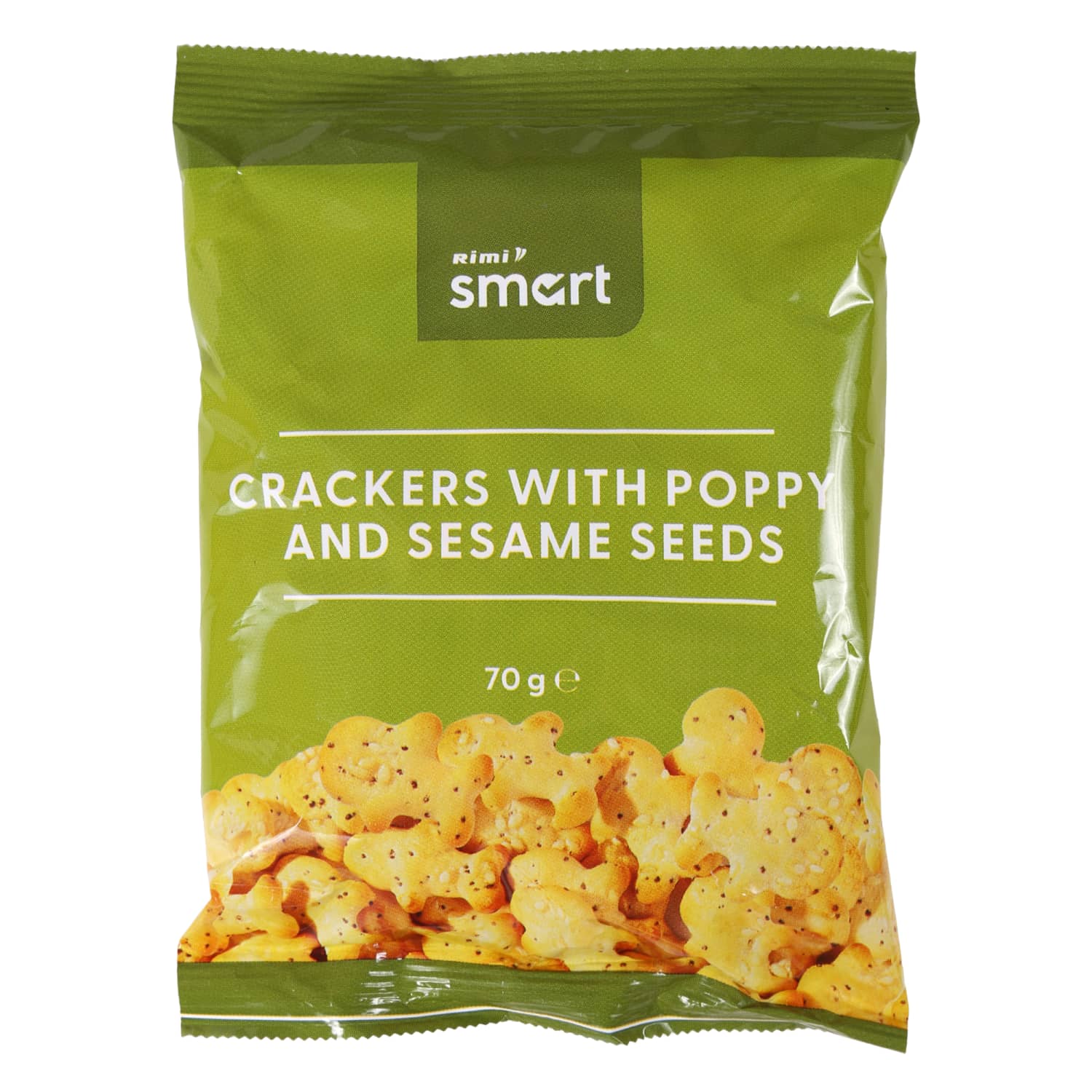 Крекеры с маком и кунжутом. RIMI SMART, 70г