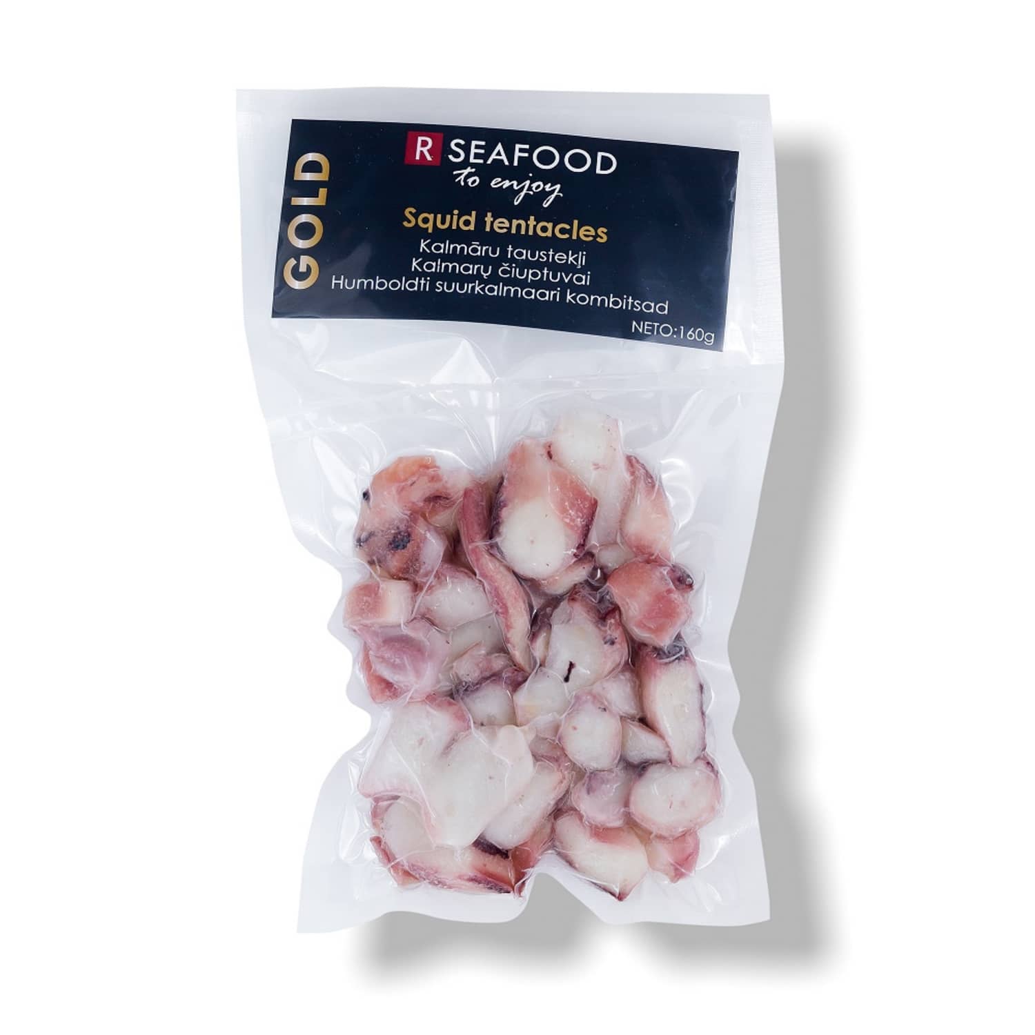 Замороженные вареные щупальца кальмара RSEAFOOD GOLD