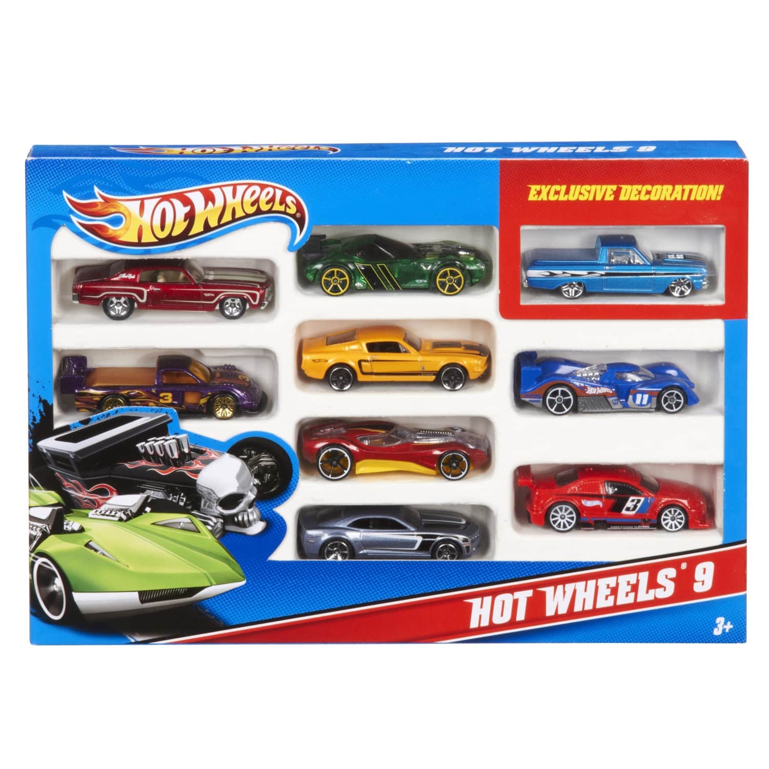Toy 10 car model set HotWheels