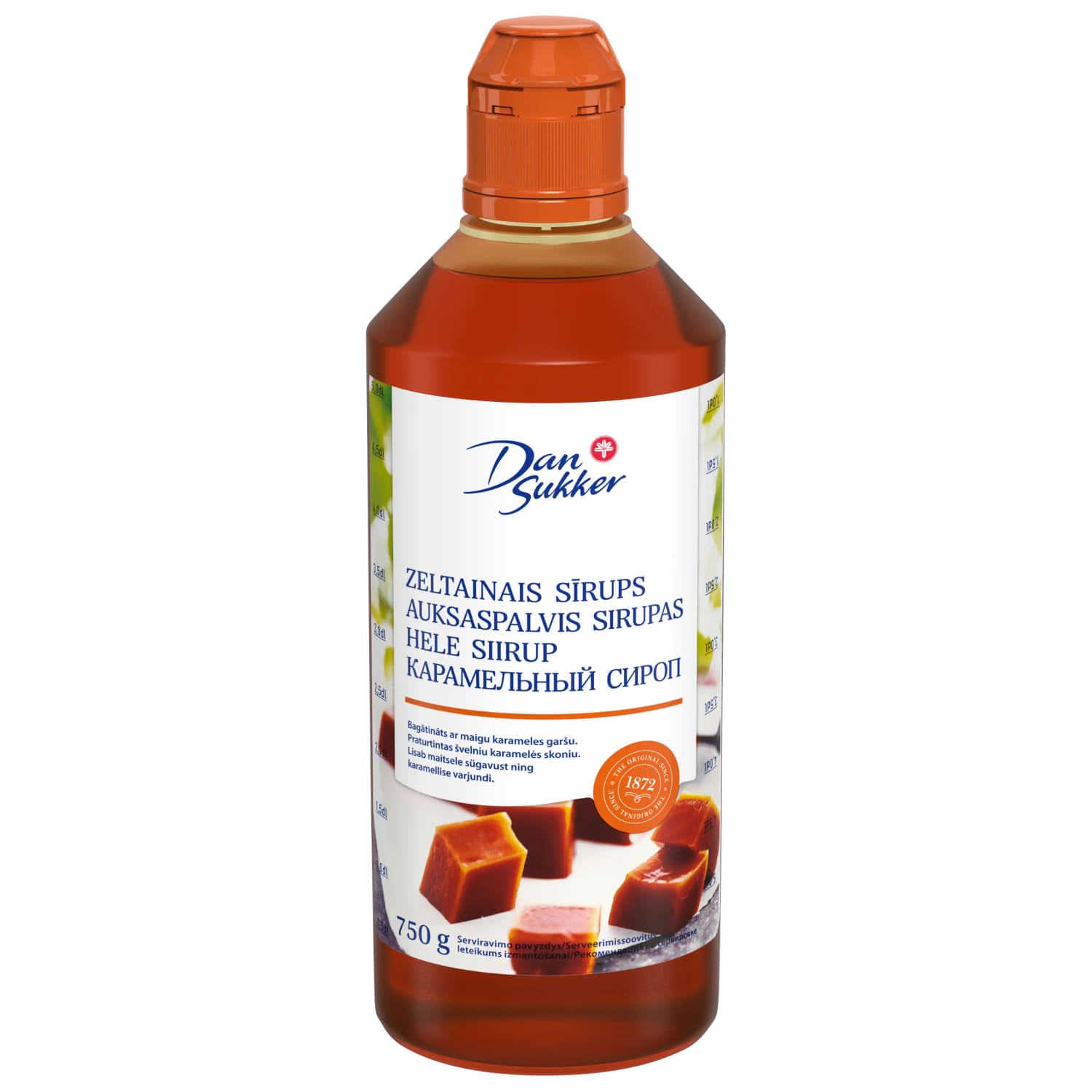 Auksaspalvis sirupas DAN SUKKER, 750g