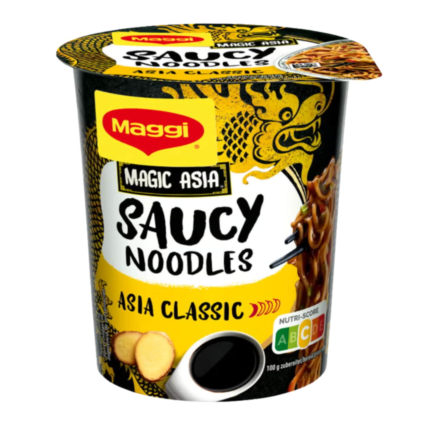Makaronai sojų ir imbiero padaže MAGGI, 75 g