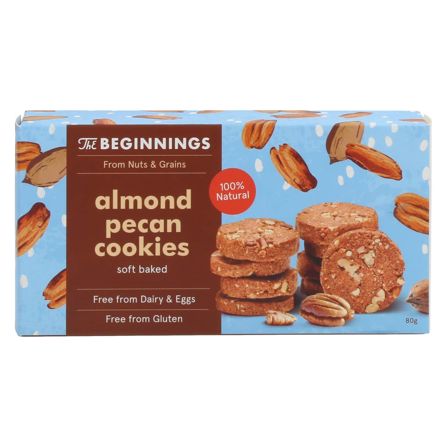 Almond-pecan cookies THE BEGINNINGS, 80g