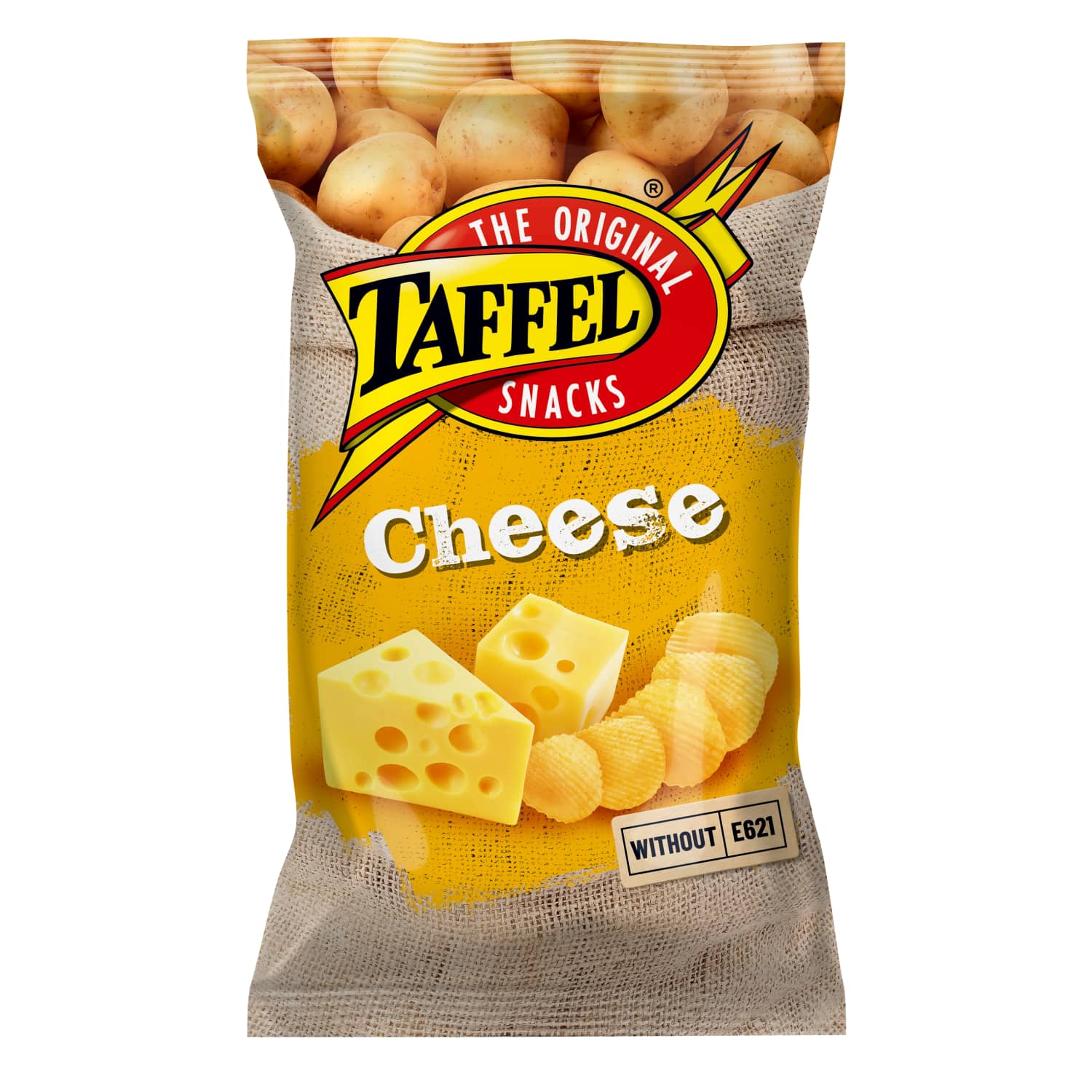 Cheese flavored potato chips TAFFEL, 180 g