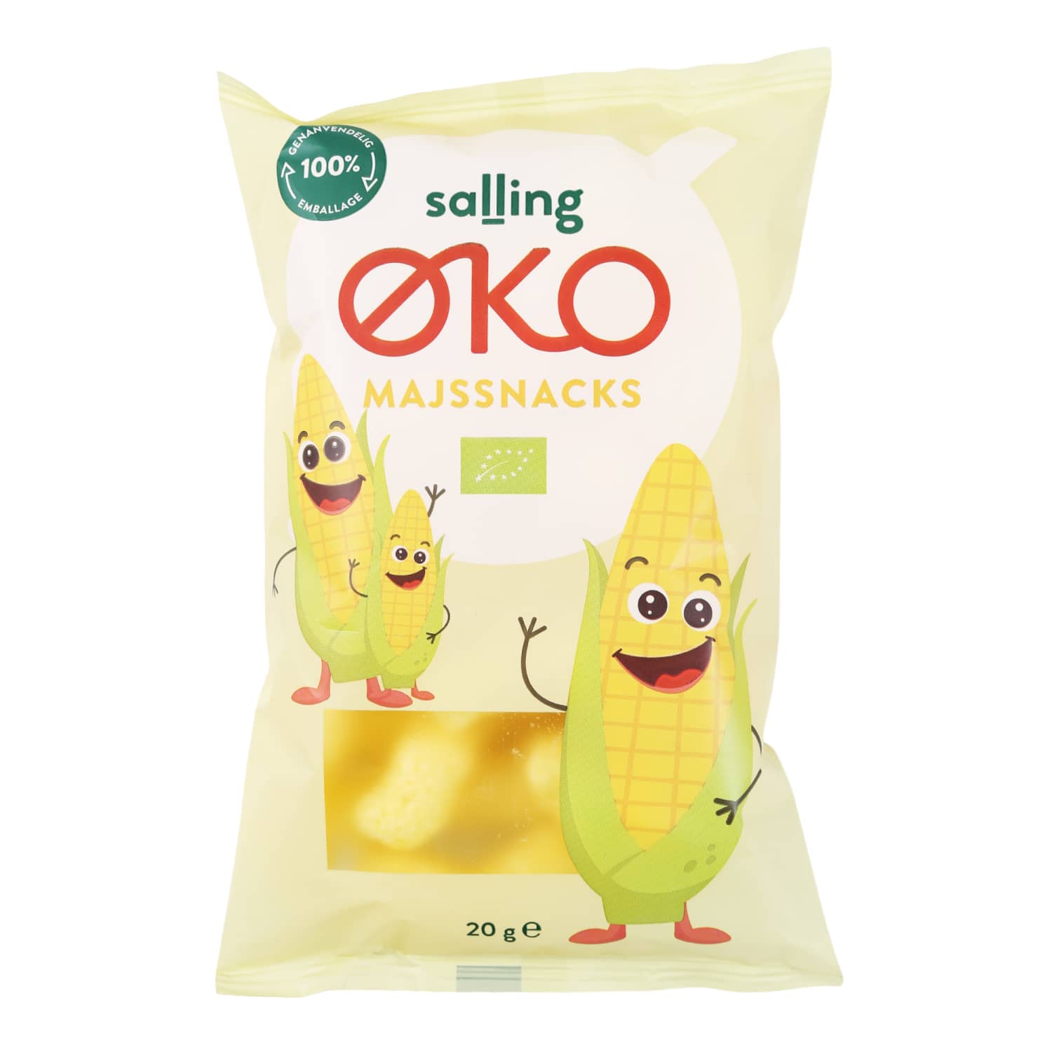 Ekol. corn snack SALLING EKO, 20 g
