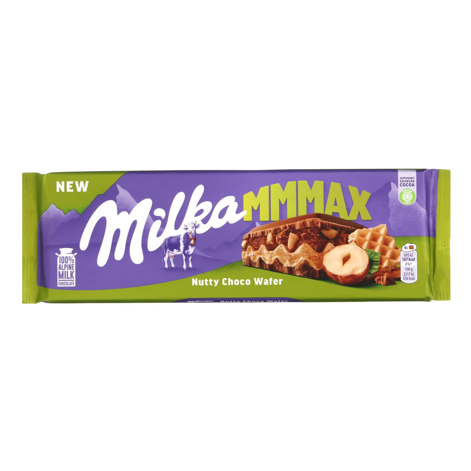 Шоколад MILKA CHOCO NUTTY WAFER, 270 г