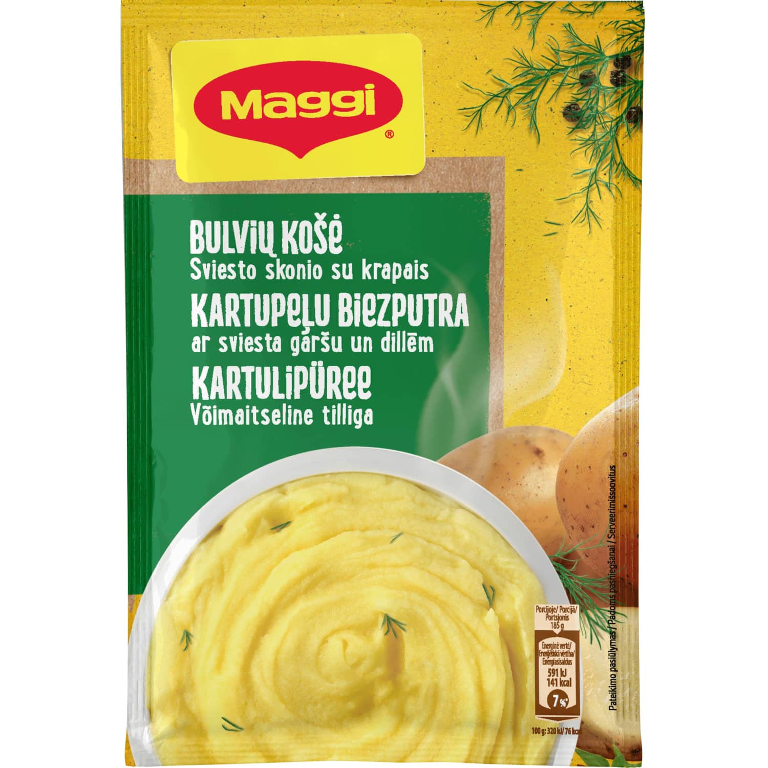 Картофельное пюре со вкусом масла MAGGI, 35 г