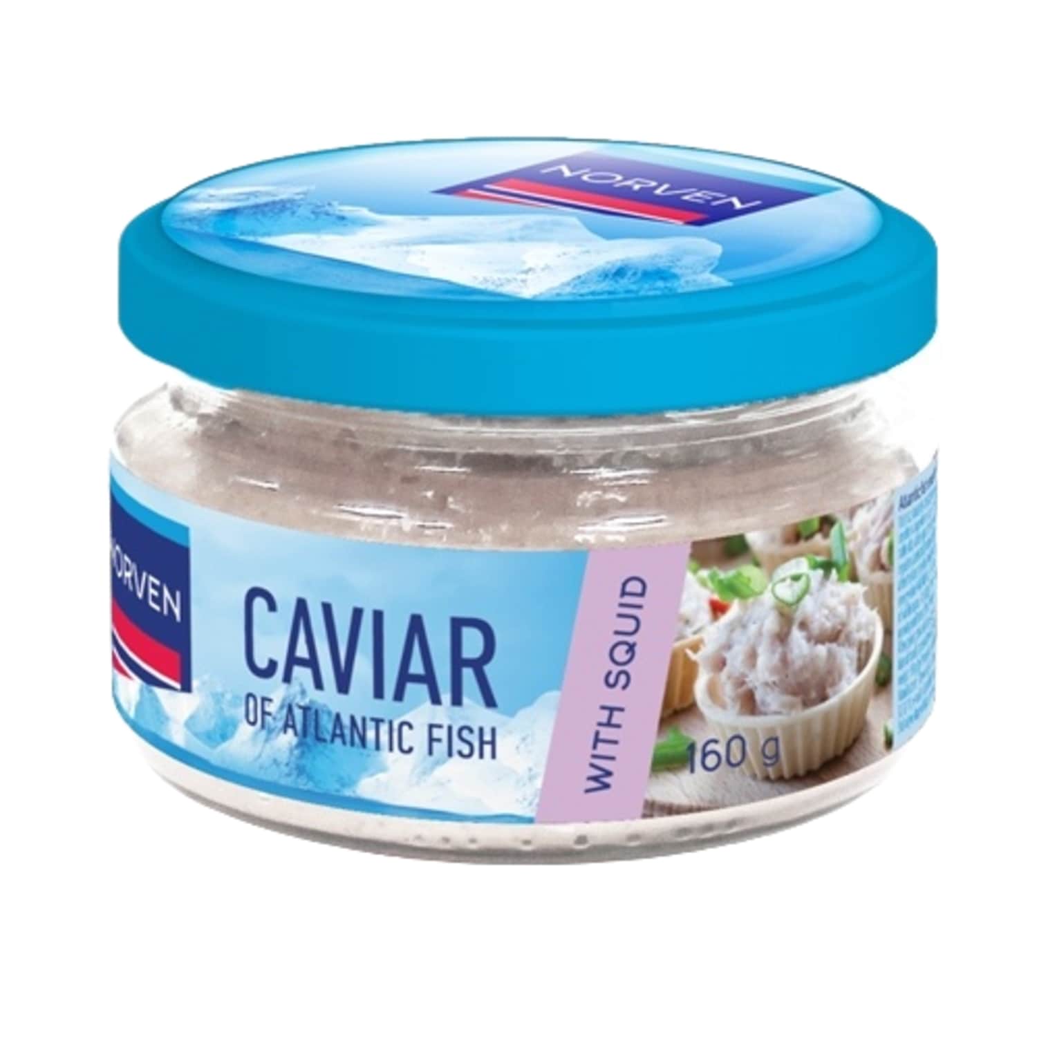 Caviar spread with squid sauce NORVEN, 160 g