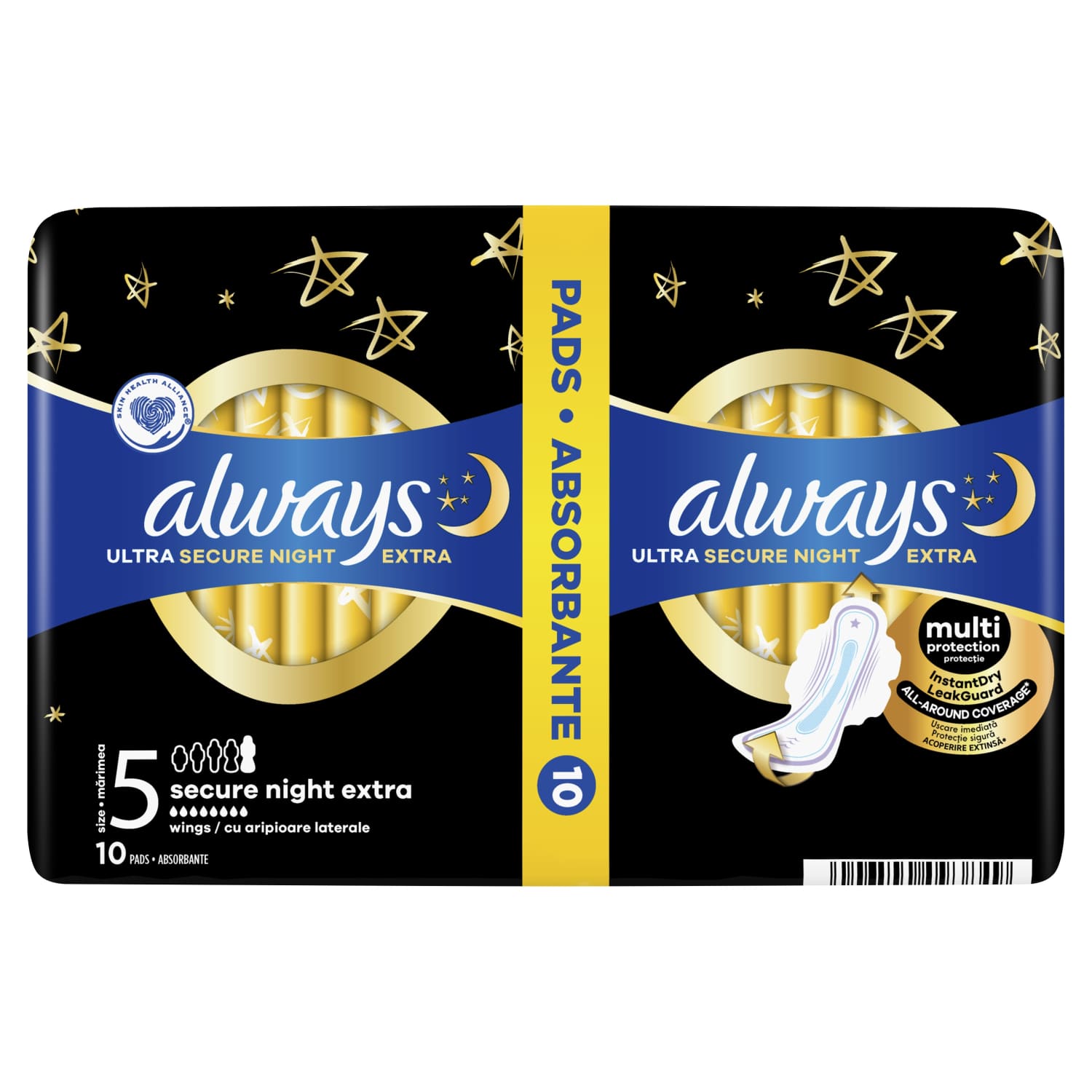 Hyg. pads ALWAYS ULTRA SUPER NIGHT, 10 pcs.