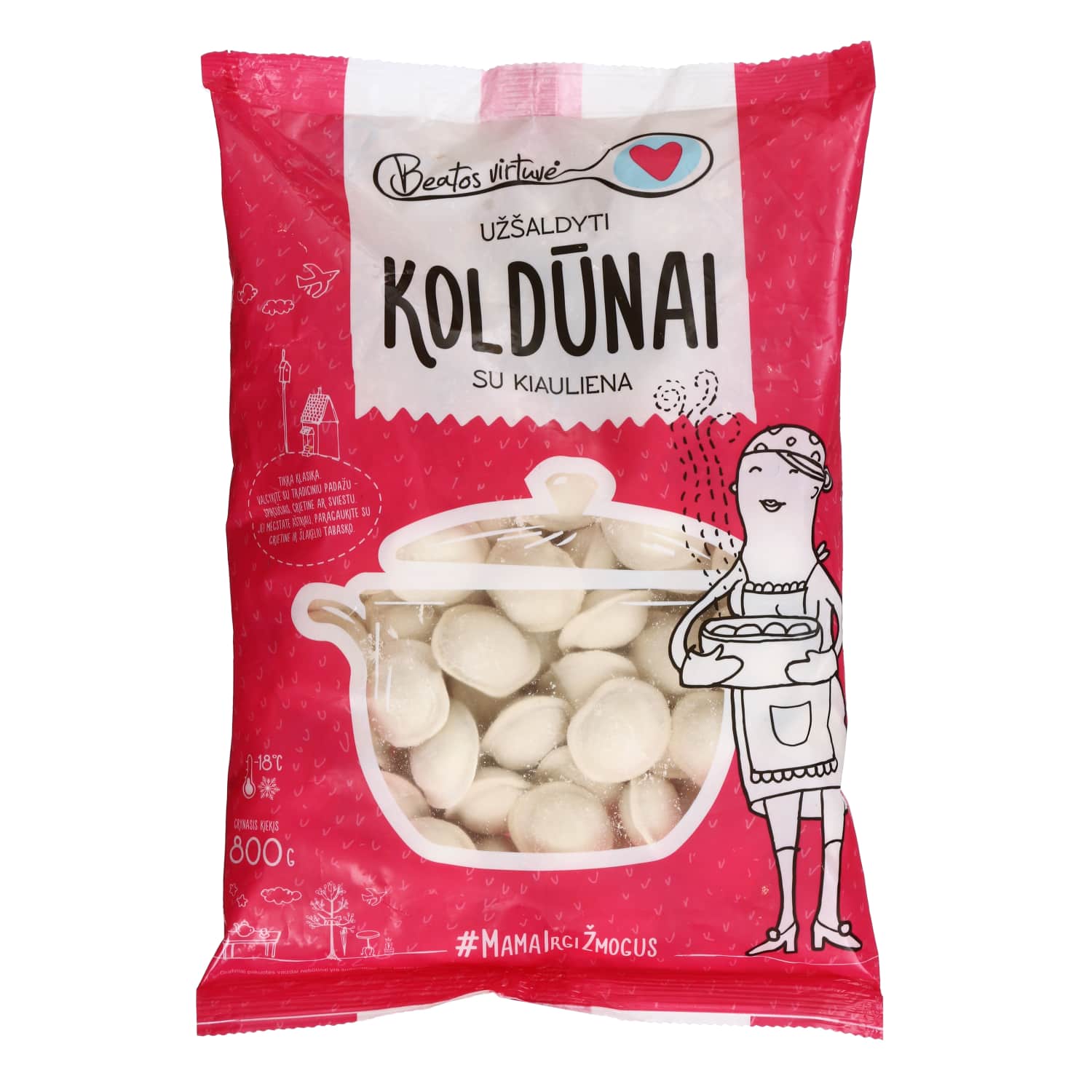 Frozen dumplings with pork BEATOS VIRTUVĖ, 800 g