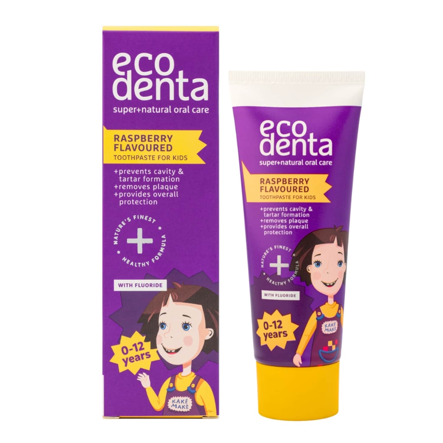 Children's toothpaste ECODENTA KAKĖ MAKĖ, 75ml