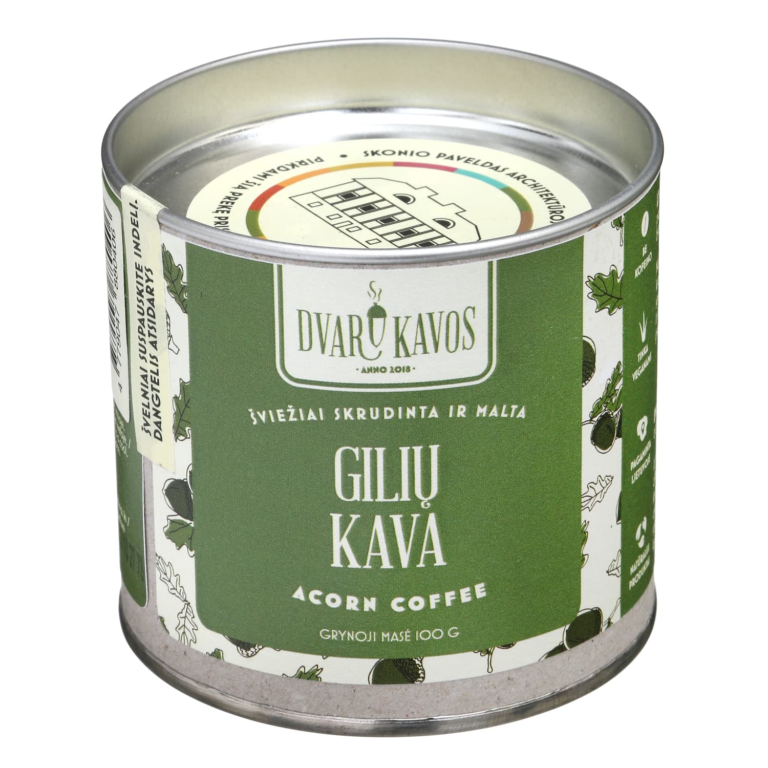 Roasted acorn coffee DVARO KAVOS, 100 g