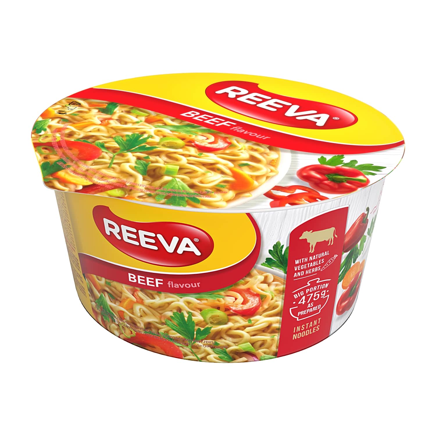 Instant pasta beef flavor REEVA, 75 g
