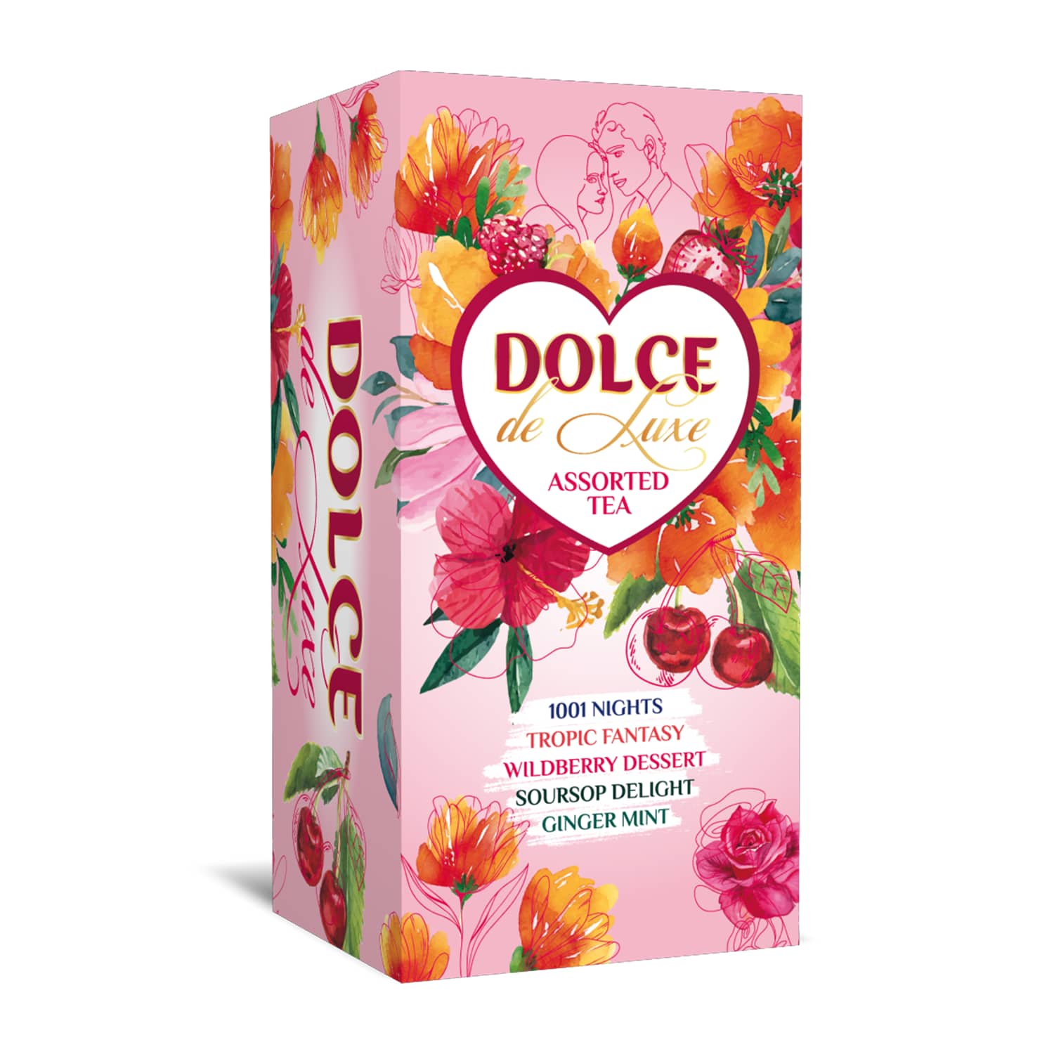 Juod. žal. arbat. rinkinys DOLCE DE LUXE, 50g