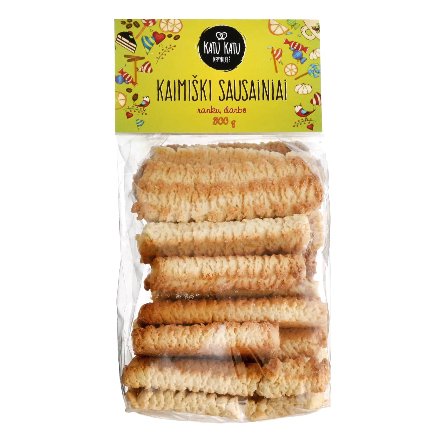 Деревенское печенье KATU KATU, 300 г