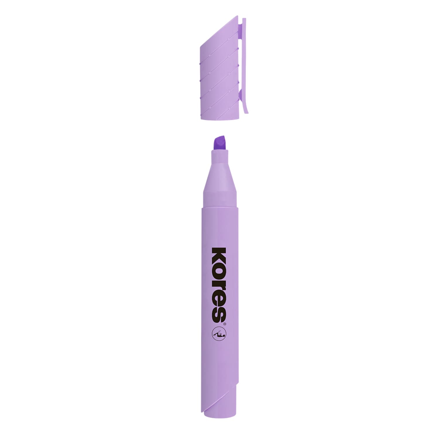 Žymeklis KORES HIGH LINER PLUS, violet.