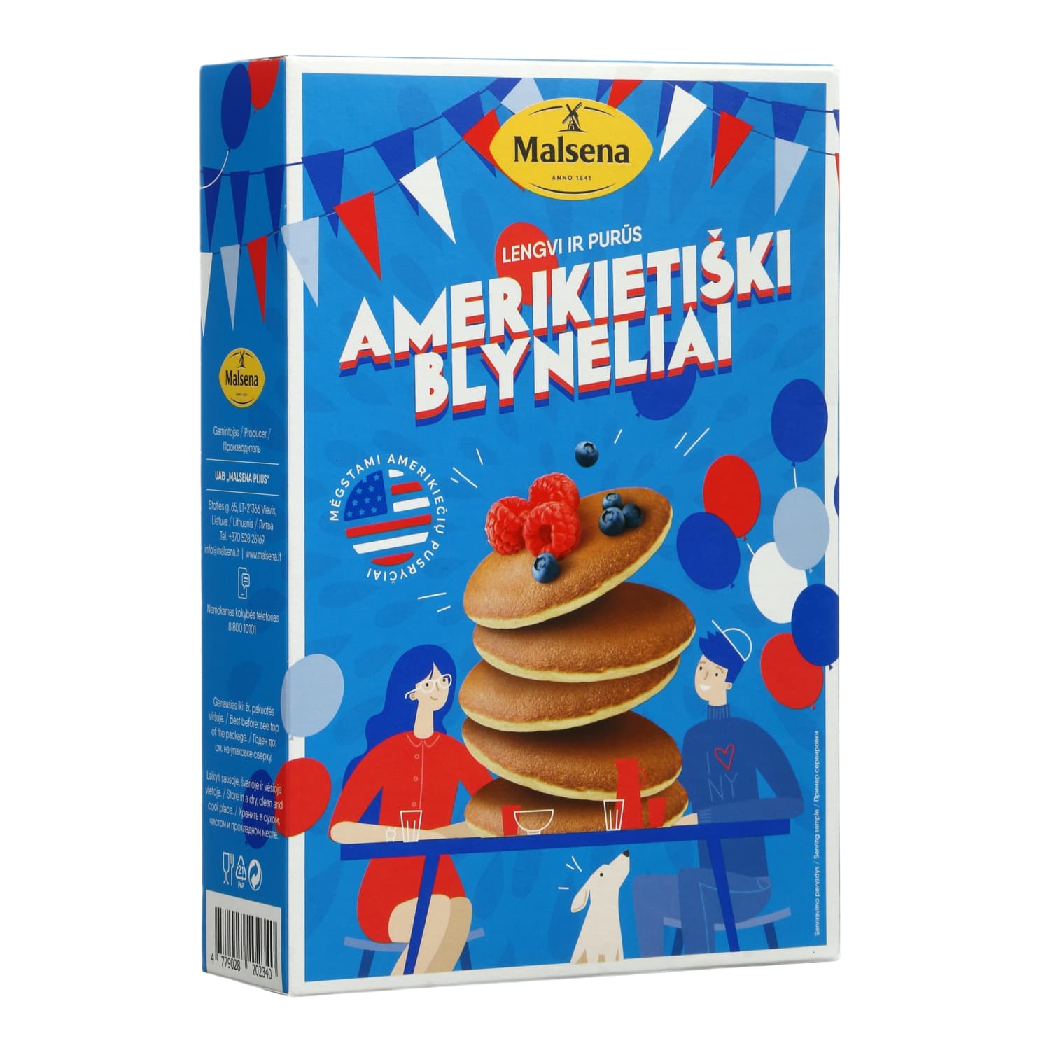 Mixture for American pancakes MALSENA, 300 g