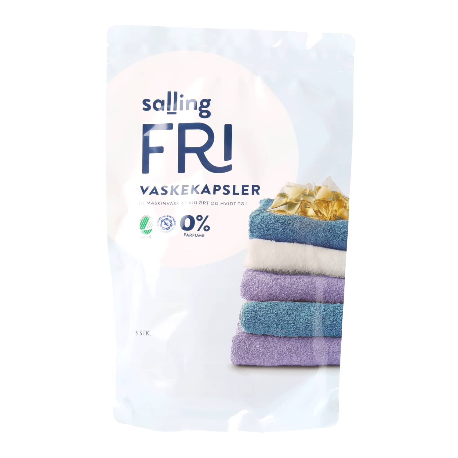 Skalbimo kapsulės SALLING FRI, 16 vnt.