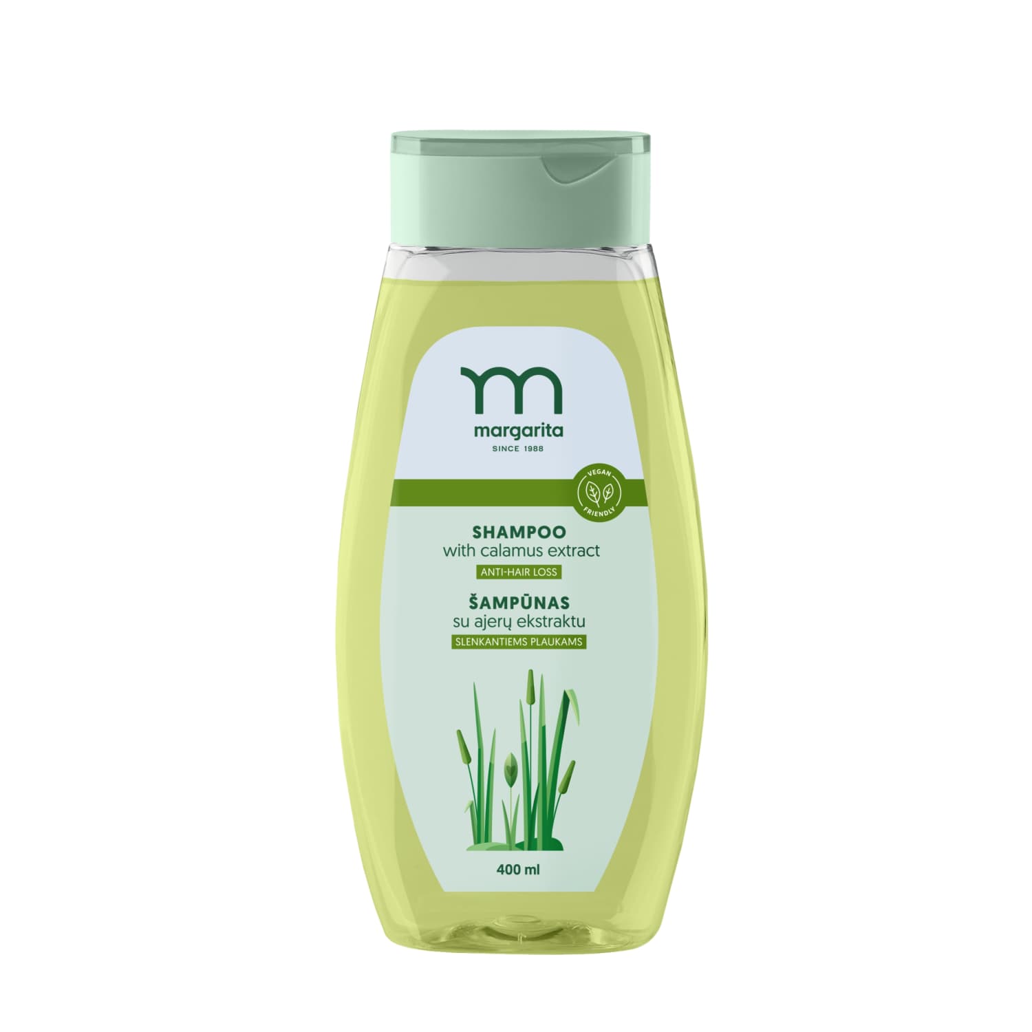 Hair shampoo with calamus MARGARITA, 400 ml