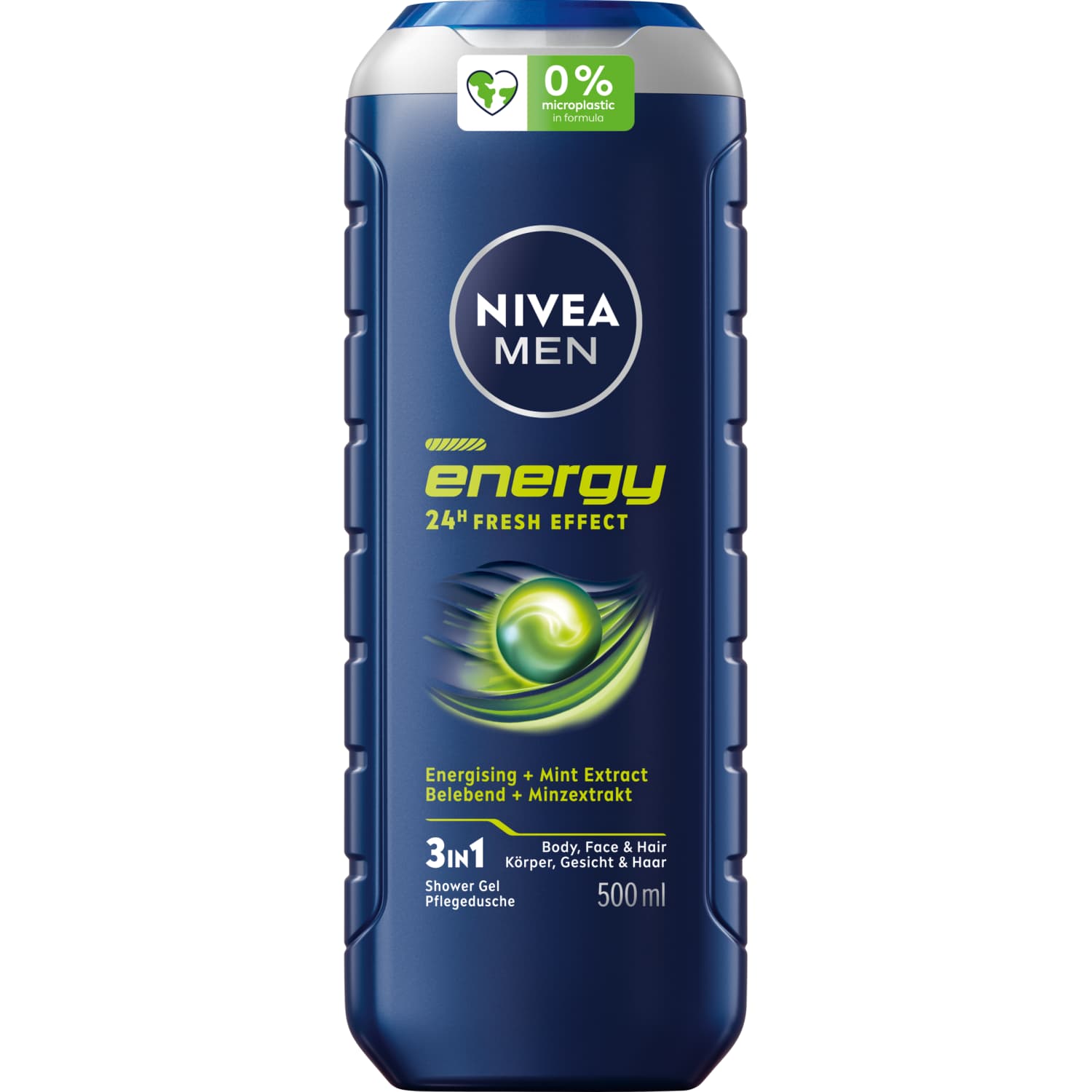 Vyriška dušo želė NIVEA MEN ENERGY, 500ml