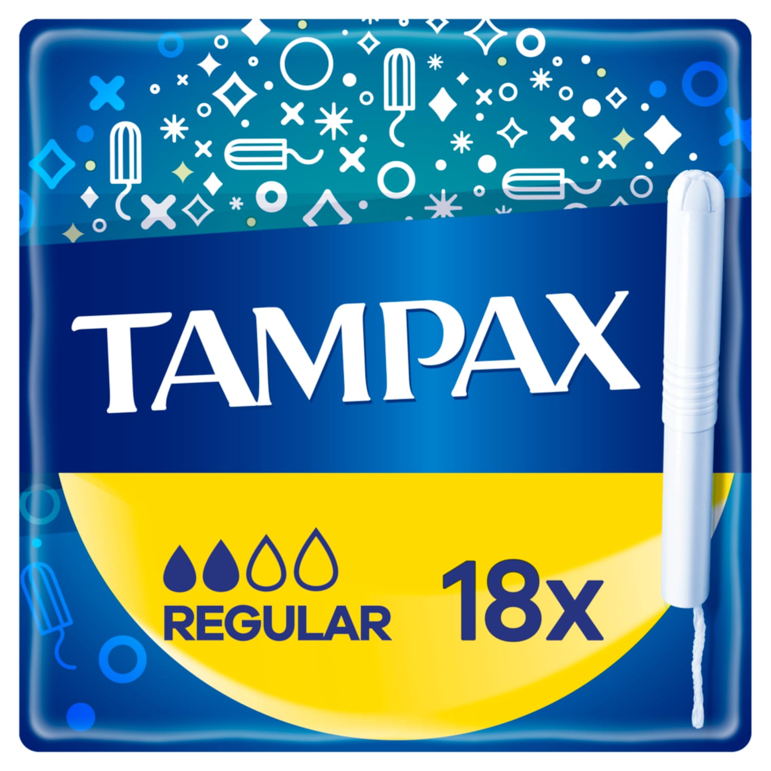 Tamponai TAMPAX REGULAR, 18 vnt.
