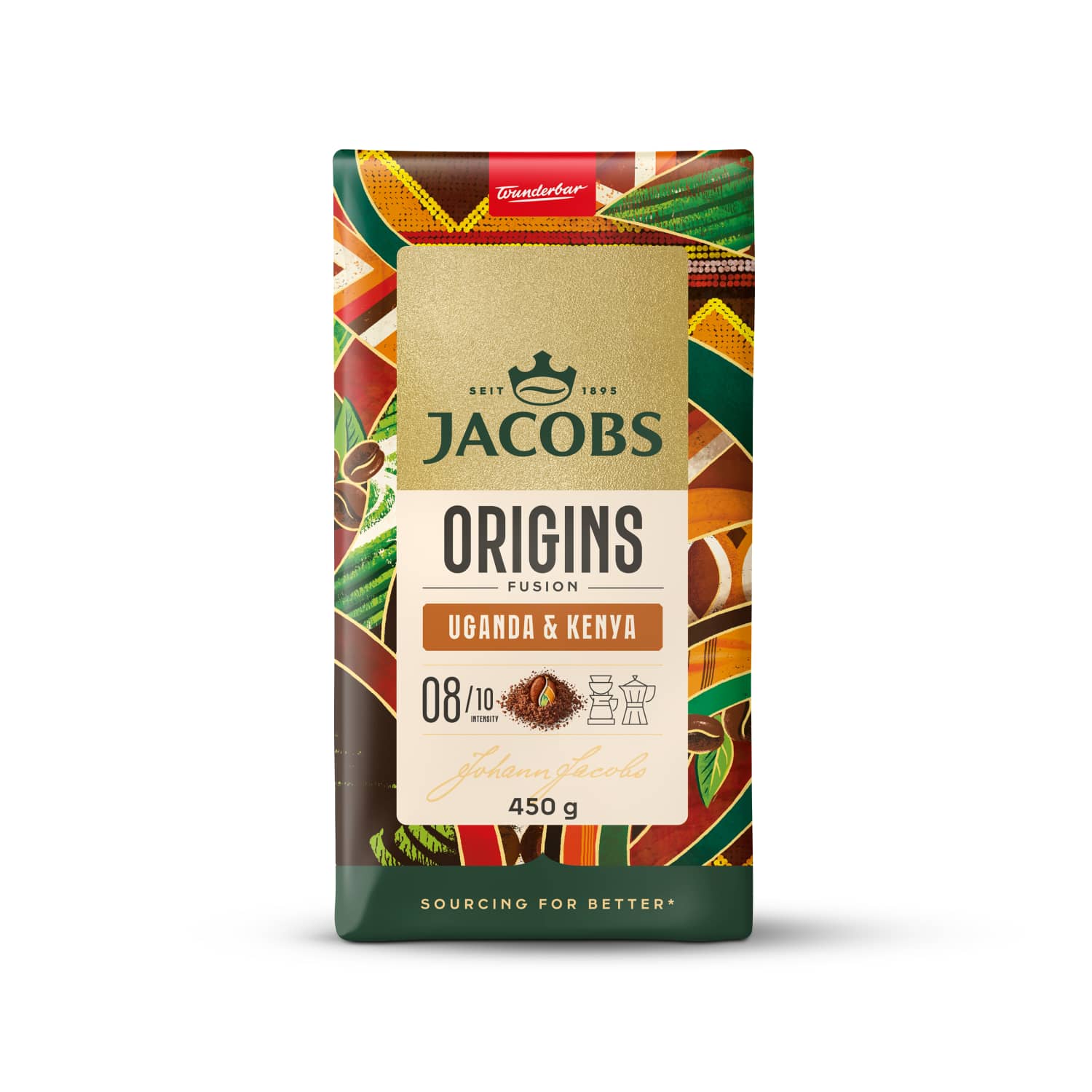 Malta kava JACOBS ORIG. UGANDA & KENYA, 450 g
