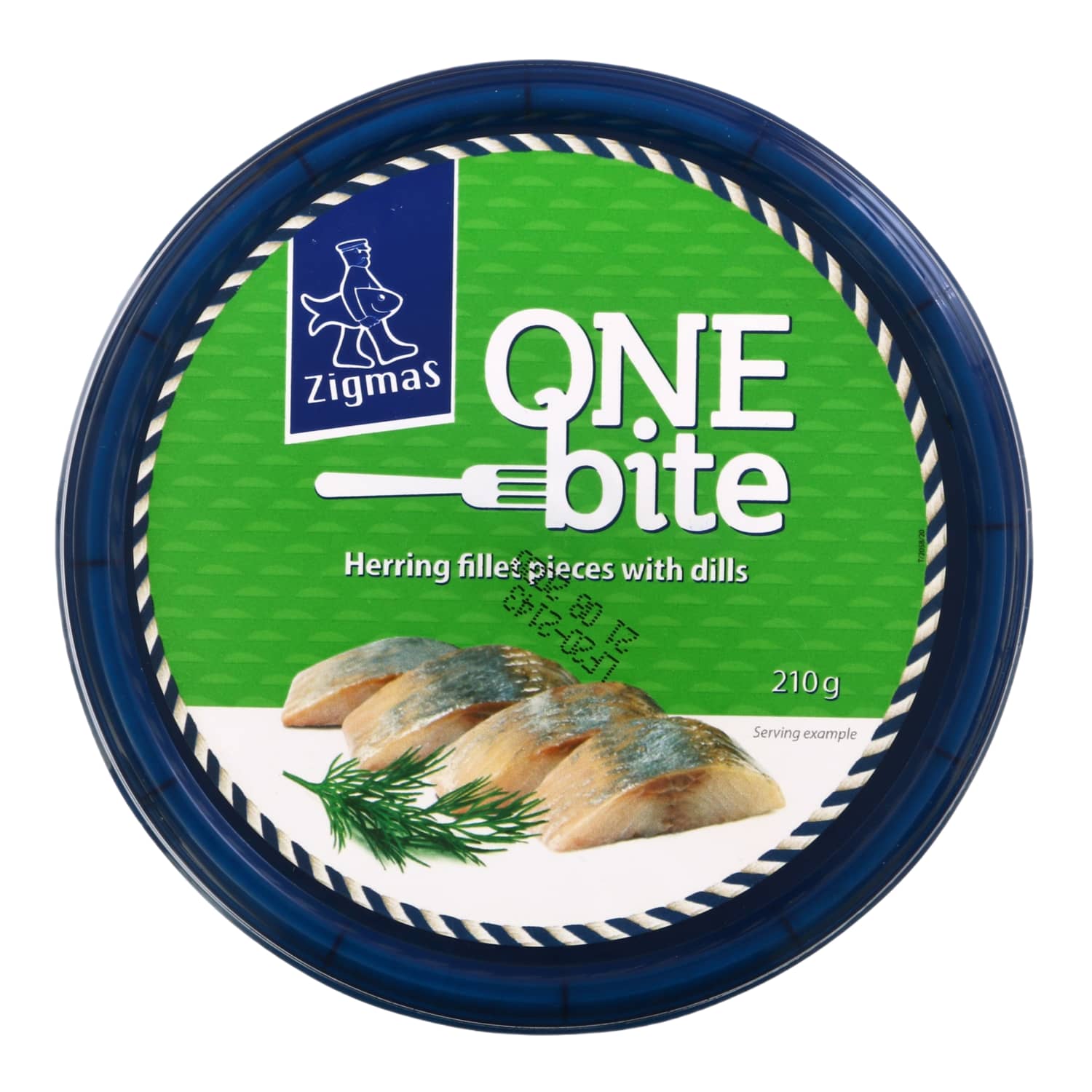 Herring fillet pieces with dill ZIGMAS, 210 g