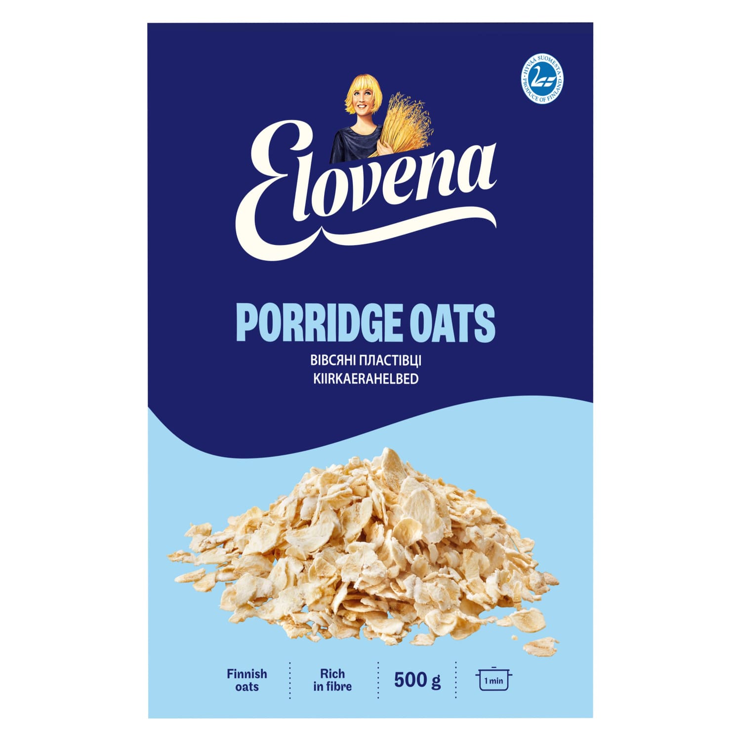 Avižių dribsniai ELOVENA, 500 g