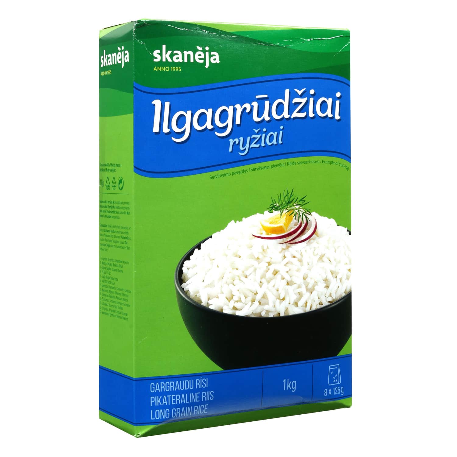 Длиннозерный рис SKANĖJA, 1 кг