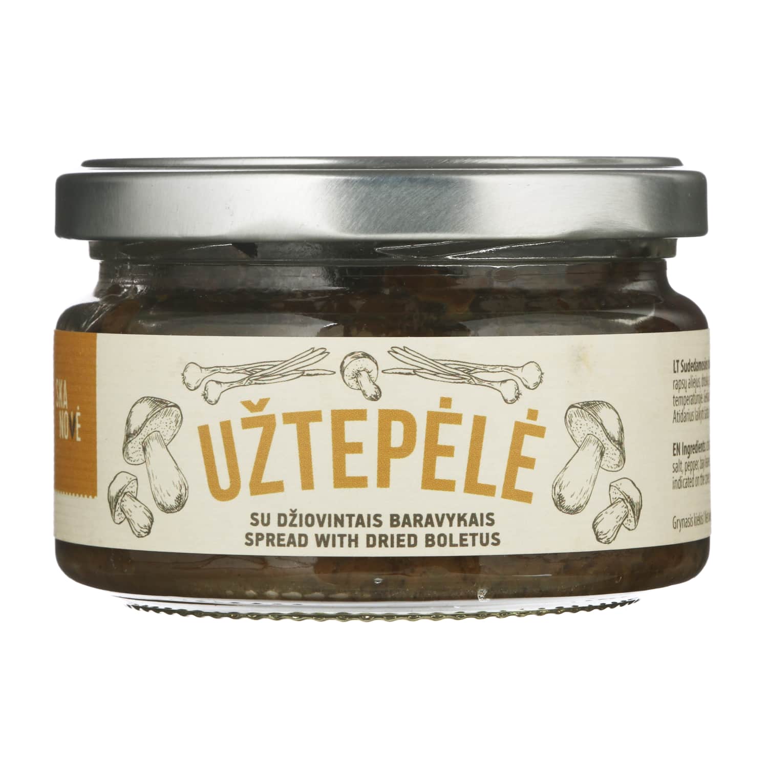 Spread with dried mushrooms SKANOVĖ, 190 g